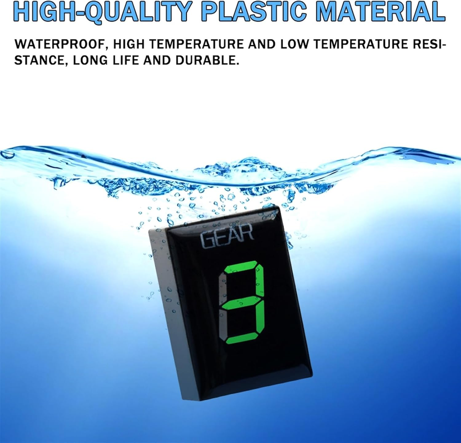 LUMIXE Gear Indicators, for Yamaha, for Wr450R WR450X WR 450R 450X 2008, Motorcycle Special Accessories Gear Display Indicator 1-6 Gear Speed Meter (Size : Red) image number 3