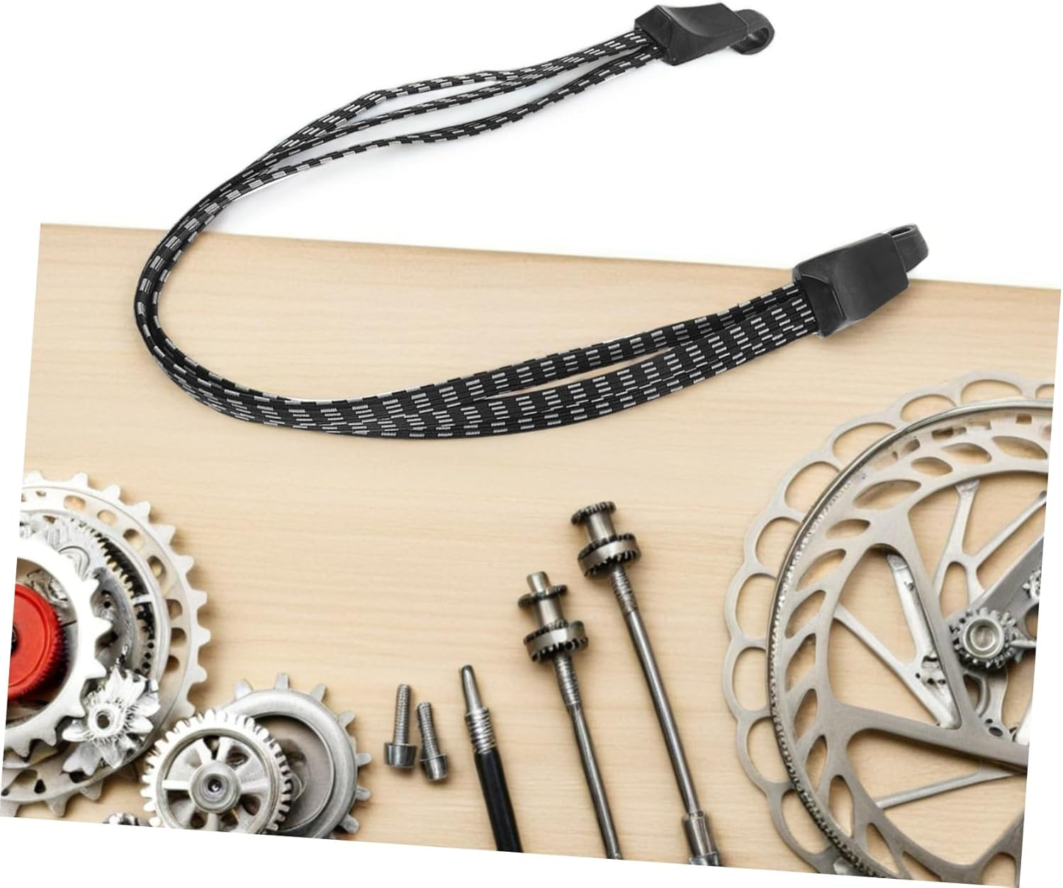 UPKOCH 4Pcs Bike Tie down Straps Heavy Duty Elastic Luggage Fix Straps for Mountain Bike Rack Adjustment Stable Cargo Lashing for Travel image number 3