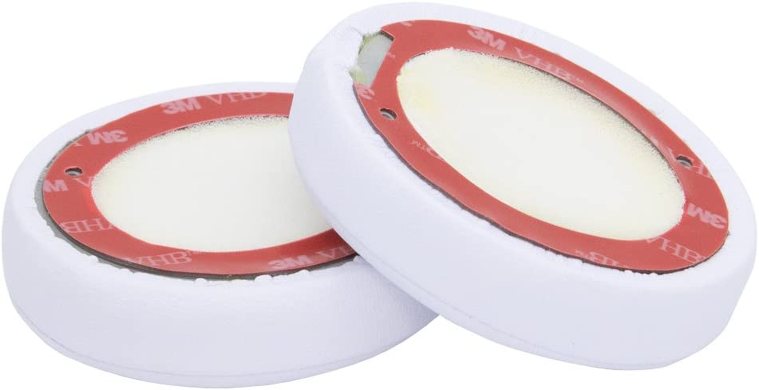 Ear Pads Replacement for Beats Dr. Dre Solo 2 Wireless/Dr. Dre Solo 3 Wireless Headphone by MMOBIEL - Memory Foam and Protein PU Ear Pad Cushions - On-Ear Earpads Replacement &ndash; White image number 4