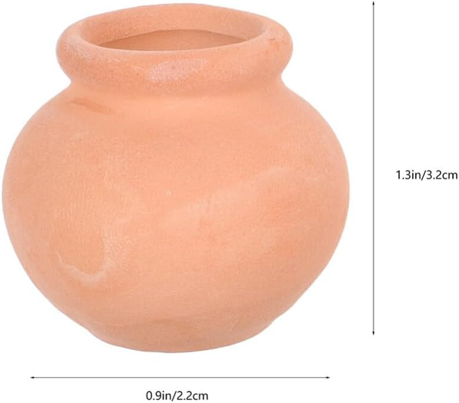 SEWACC 9Pcs Mini Succulent Planter Flower Pots Plant Pot Ceramic Pots Nursery Planter Grow Pots Garden Supply Pot Plant Gardening Pots Nursery Pot Garden Pot Leaf Cuttings Indoor Ceramics image number 4