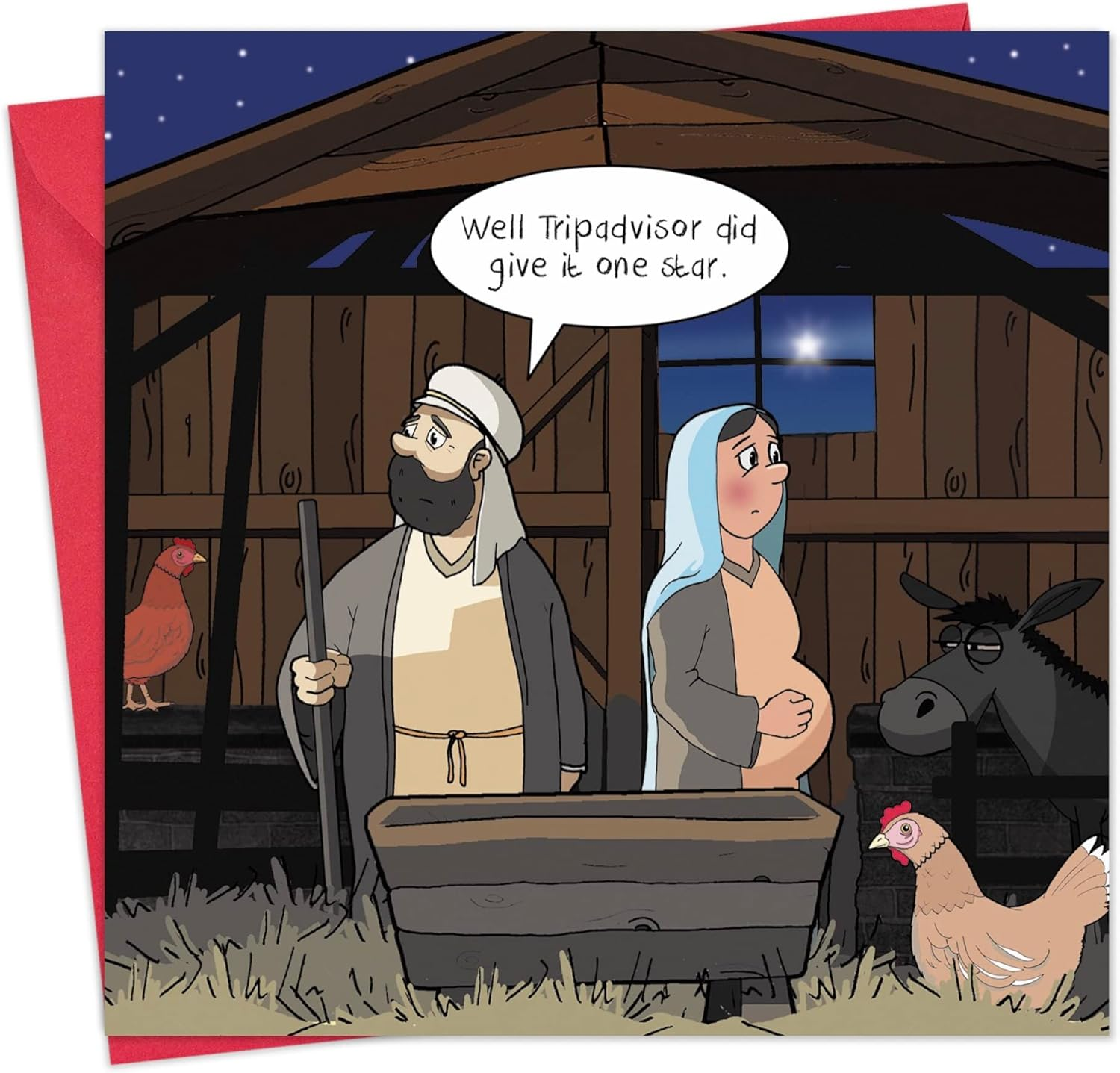 Twizler Merry Christmas Card with Trip Advisor - Happy Christmas Card - Xmas Card - Funny Christmas Card - Womens Christmas Card - Mens Christmas Card - Female Christmas Card - Male Christmas Card image number 5