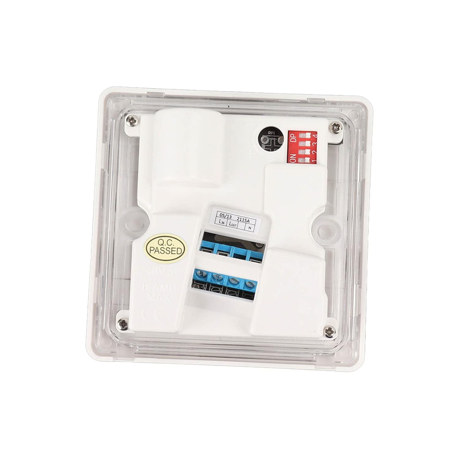 Eulbevoli Timer Switch Panel Touch Control, Timer Light Switch, 3500W 2 Minutes to 2 Hours Time Setting Countdown Power off Switch for Corridor Household Appliances