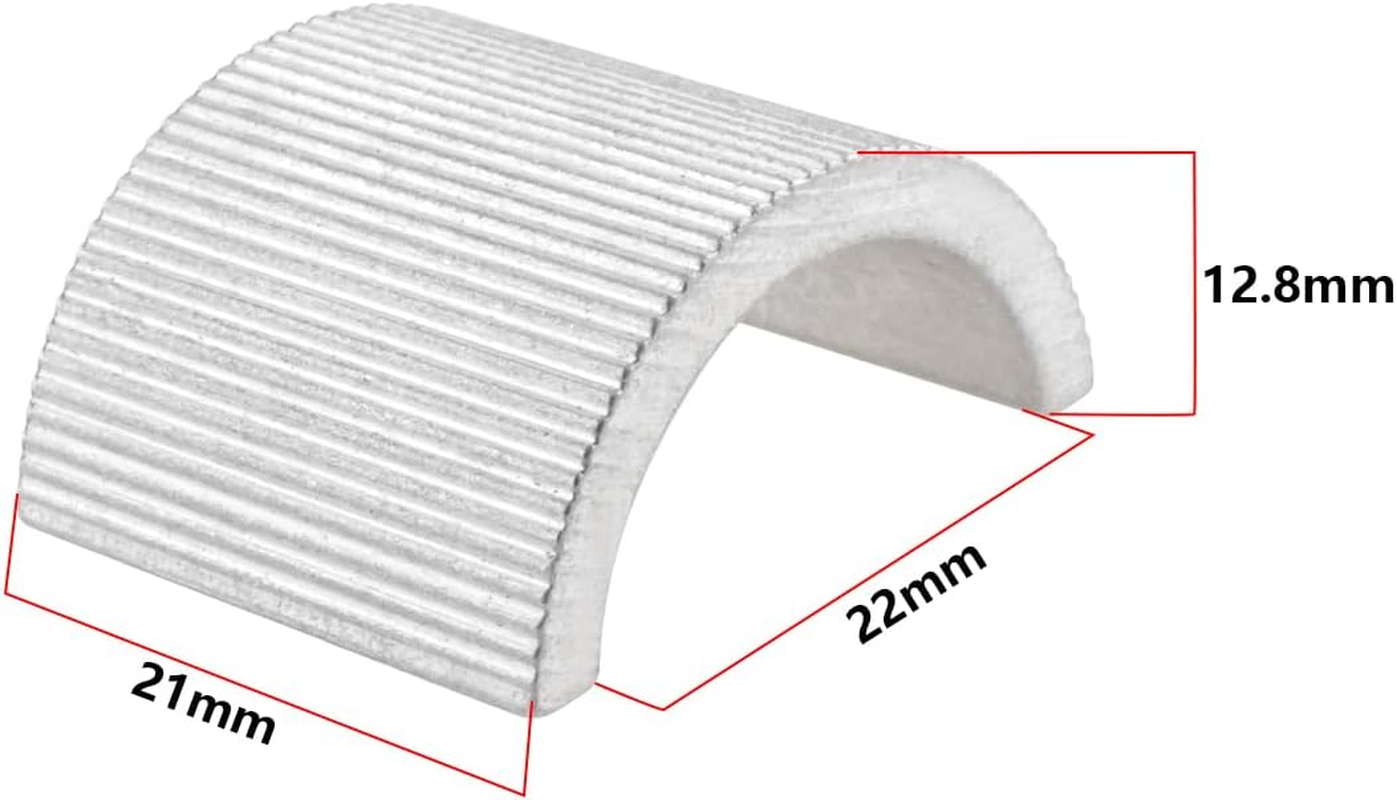 LT Easiyl 8Pcs Motorcycle Handlebar Shims 7/8" to 1" Bar Aluminum Alloy Motorcycle Handlebar Spacer Conversion Washers Conversion 25Mm to 22Mm Gasket Silver image number 3