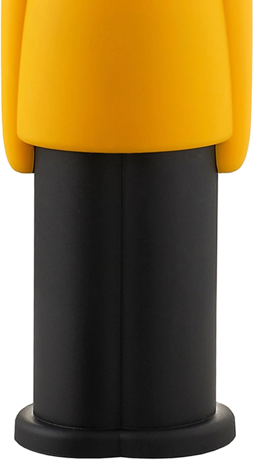 Alessi AM23 YB - Alessandro M. Corkscrew in Thermoplastic Resin, Yellow and Black and Chrome Plated Zamak. image number 1