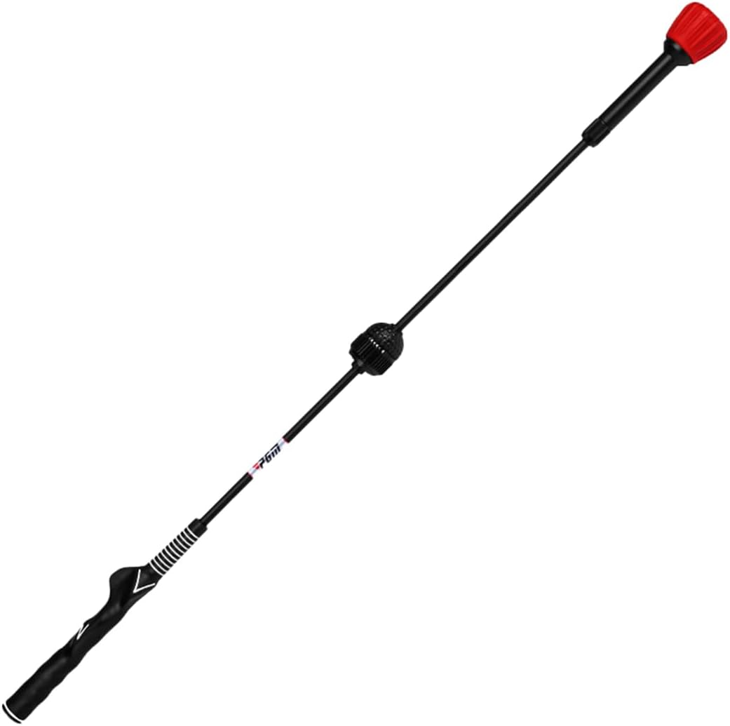Golf Swing Trainer Stick Rhythm Corrector Trainer Aid Golf Practice Stick for Strength Flexibility and Tempo Training Golf Accessories Indoor Outdoor Adjustable image number 6