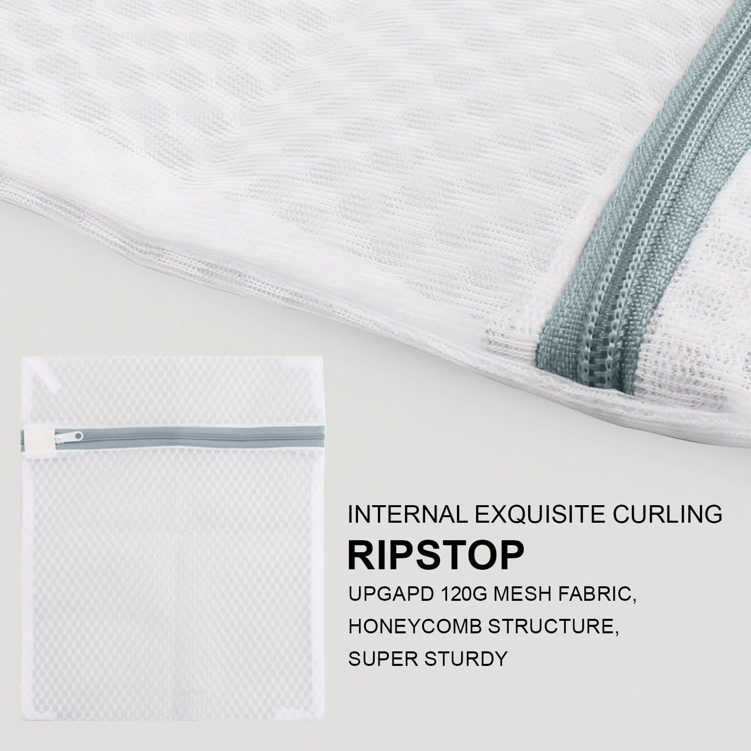 H HOME-MART 3Pcs Honeycomb Mesh Laundry Bags,3 Size Delicates Laundry Bag for Washing Machine,Lingerie Bags Travel Storage Organize Bag for Laundry,Travel