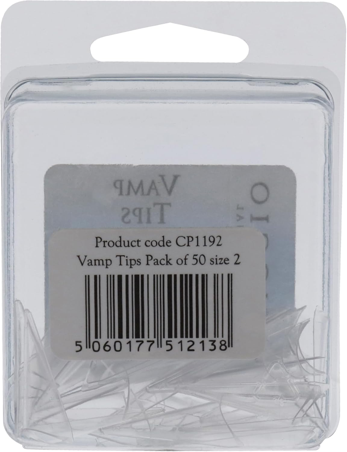 Vamp Tips - 2 by Cuccio Pro for Women - 50 Pc Acrylic Nails image number 3