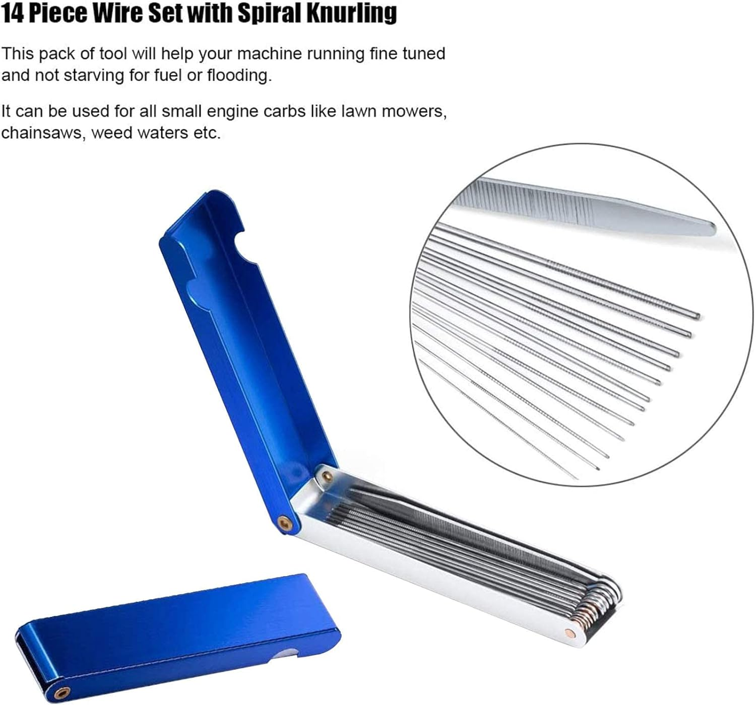 MJIYSGS Carburetor Cleaning Kit, 28Pcs Stainless Steel Cleaner Fuel Injector, Cleaner Welding Tip, Cleaning Set, Wire Brush Set image number 5