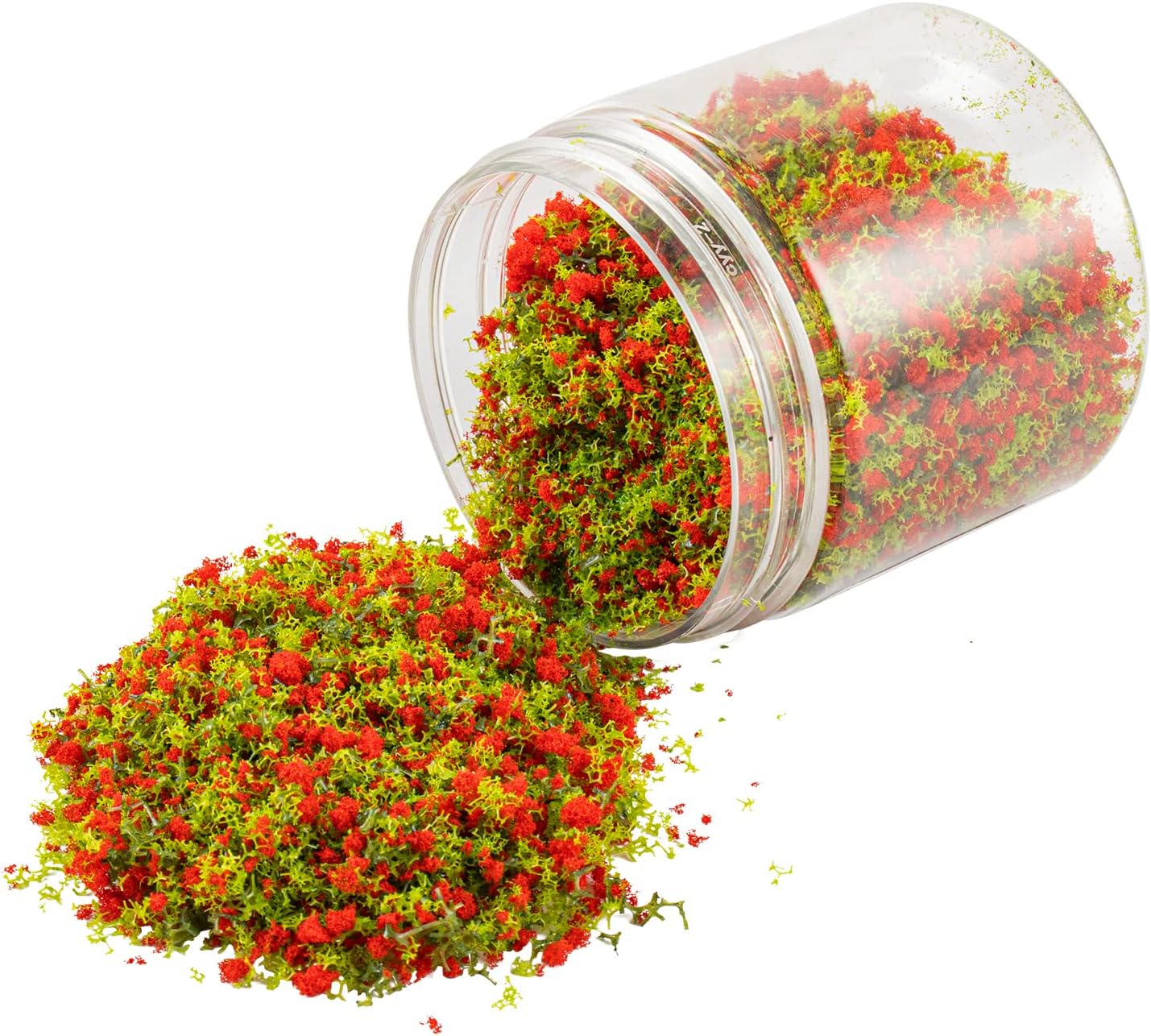 Colorful Tree Powder Model Tree Tufted for DIY Miniature Lowland Model Shrub Bushy Tuft Architecture Building Model Railway Fairy Garden Diorama Scenery (Purple)