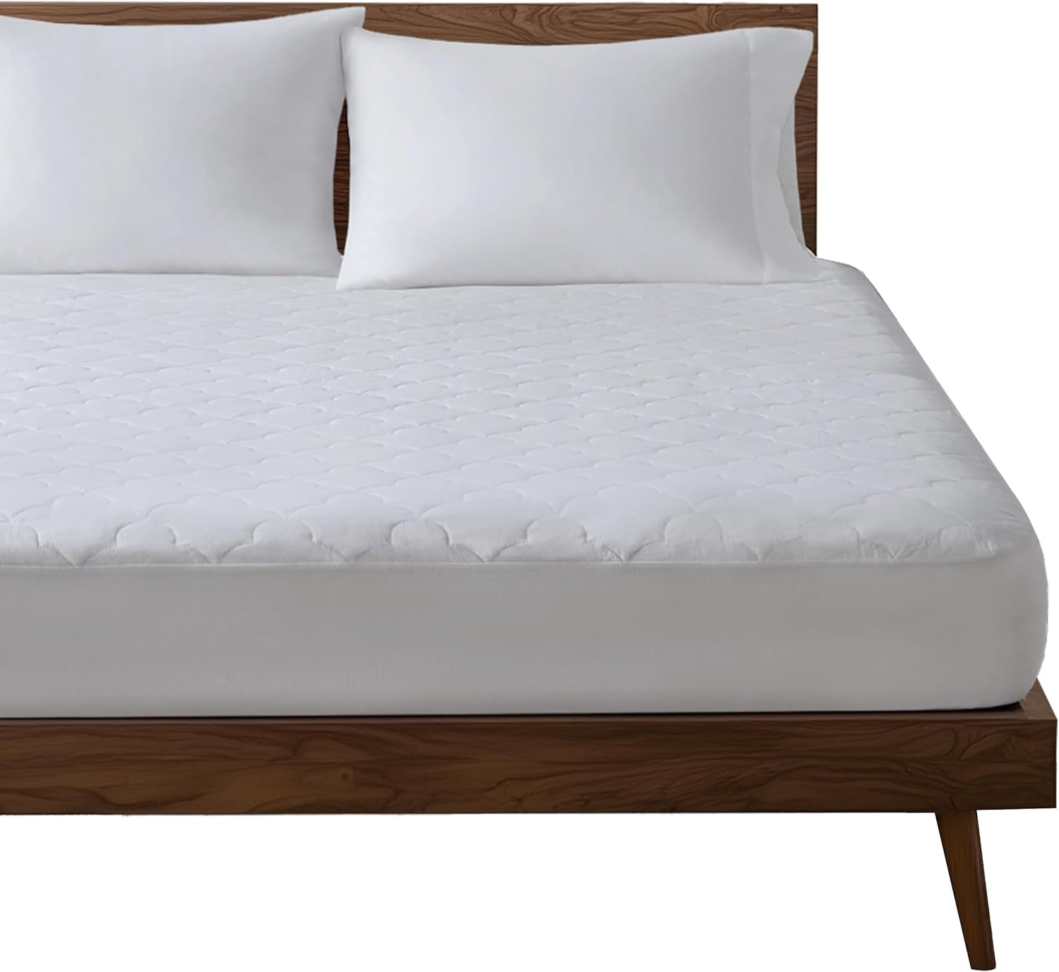 Sleep Philosophy All Natural Cotton Filled Mattress Pad, Full image number 3