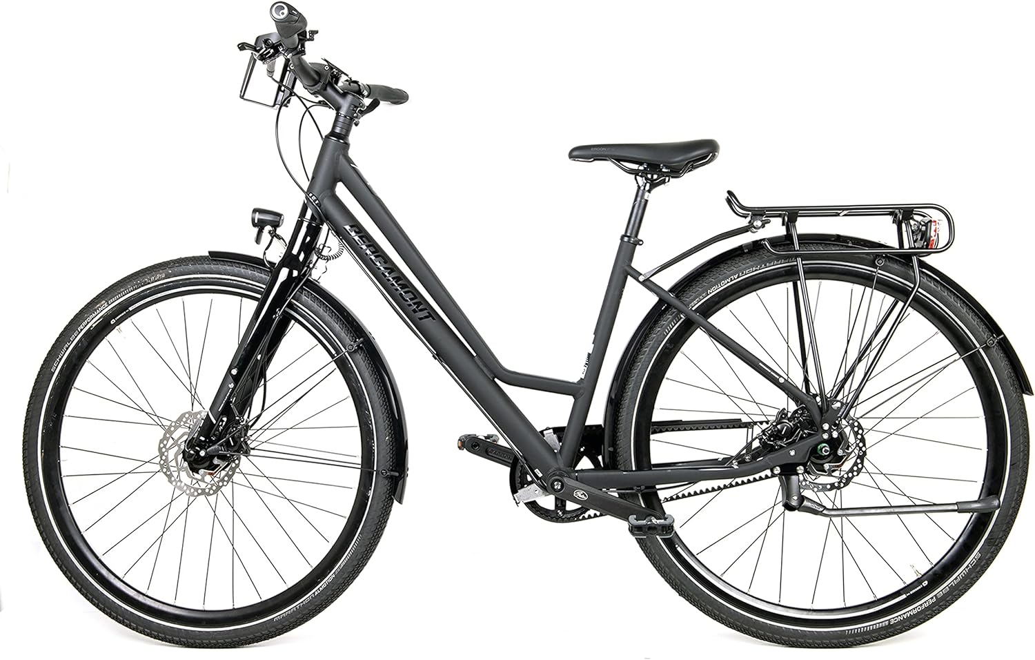 SKS GERMANY BLUEMELS Basic 26 Inch 53 Mm Black Set Mudguard Set, Bicycle Accessories (Robust Sandwich Construction, ASR Safety System, V-Struts with Fixed Bridges for Flexible Adjustment), Black image number 2