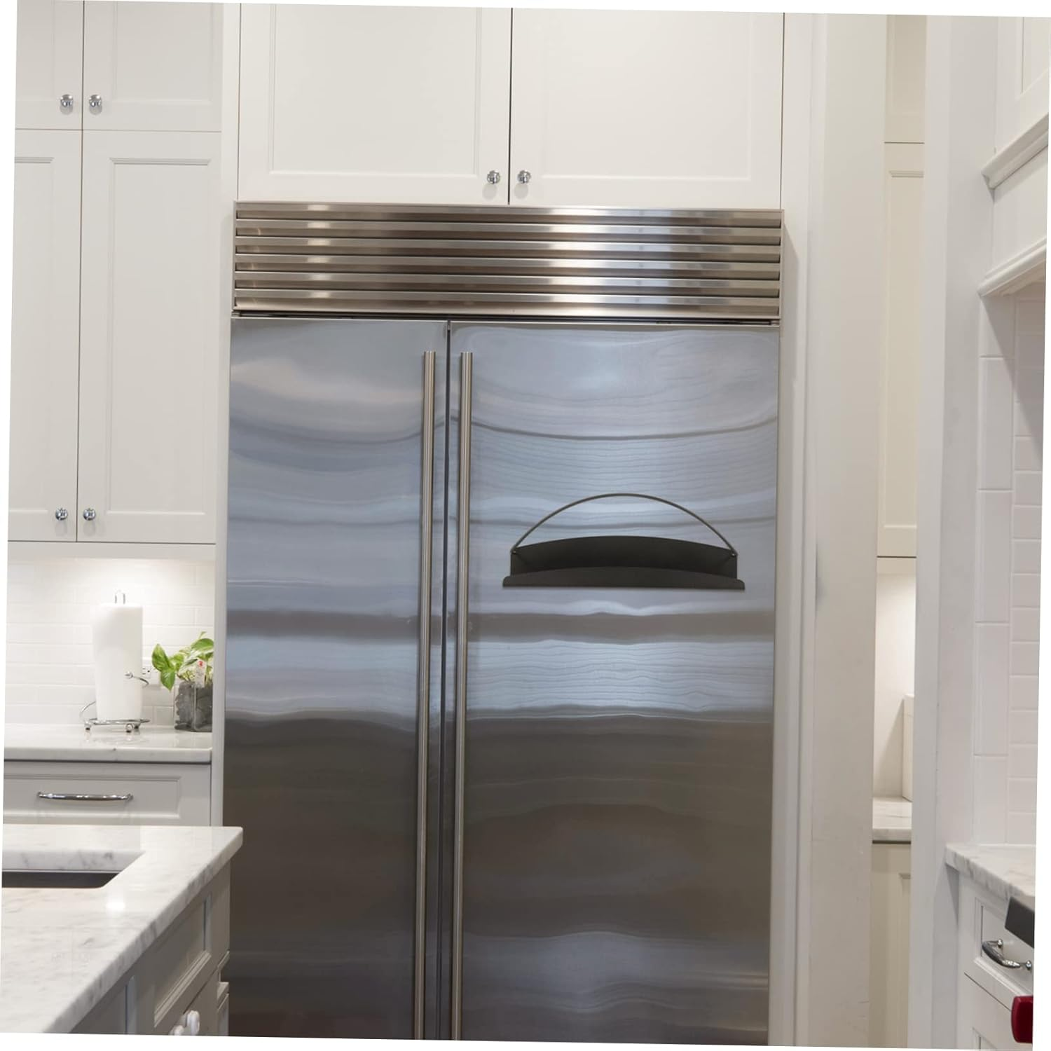 COLLBATH Magnetic Storage Rack for Kitchen Wall Magnetic Shelf for Fridge Door for Home Office image number 2