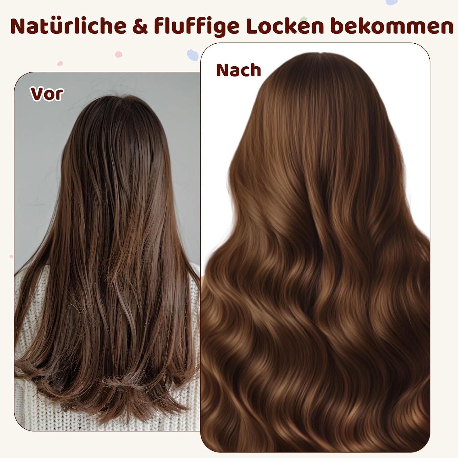 Overnight Hair Rollers, 6 Papilots for Heatless Curls, Blowout Hair Overnight without Heat, Hair Rollers for Voluminous Curls, Durable and Comfortable image number 2