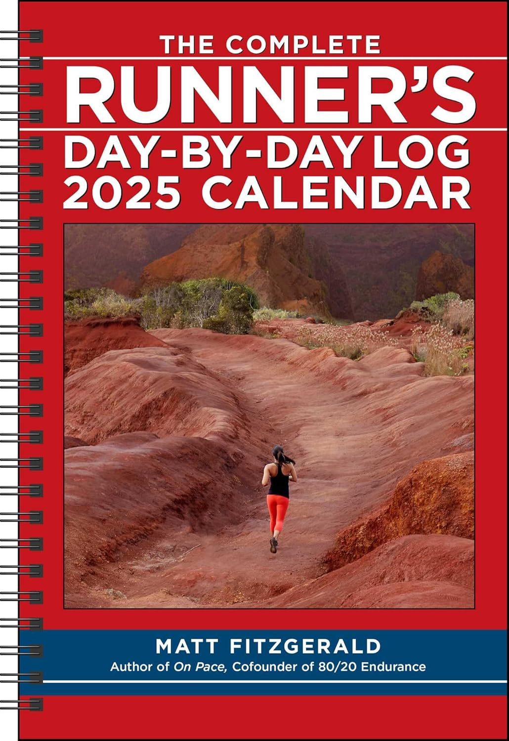 The Complete Runner'S Day-By-Day Log 12-Month 2025 Planner Calendar image number 1