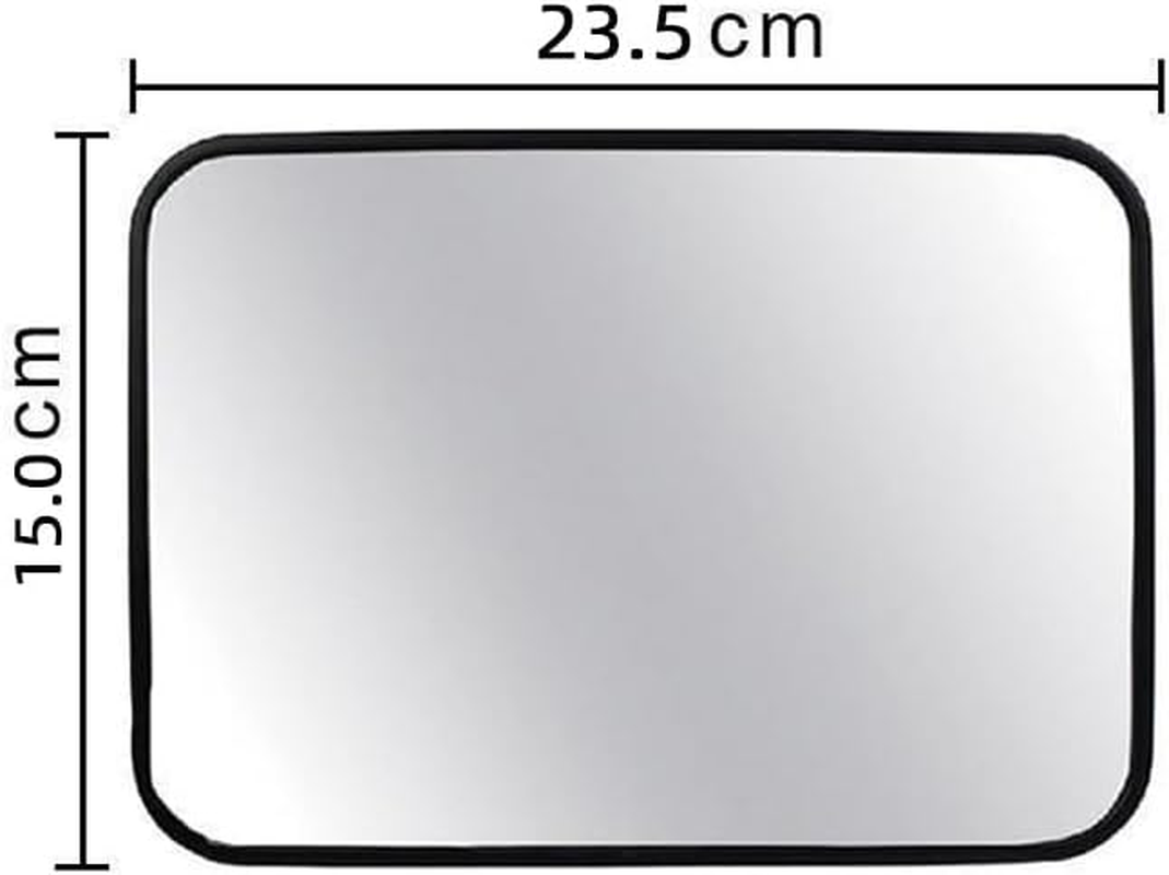 Baby Car Mirror, Safety Car Seat Mirror for Rear Facing Infant, Clear Wide View, 360&deg;Rotation, Easily Observe the Baby Move, Secure, Shatterproof, Crash Tested and Certified (Black)