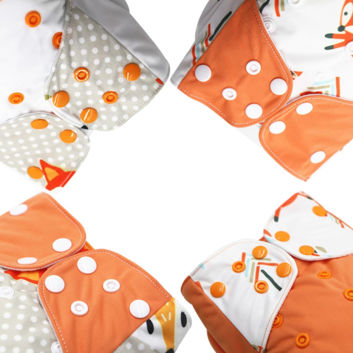 Totority 4Pcs Essentials for Newborn Diaper Pants Girl Swim Nappy Comfortable Boy Girl Diaper image number 5