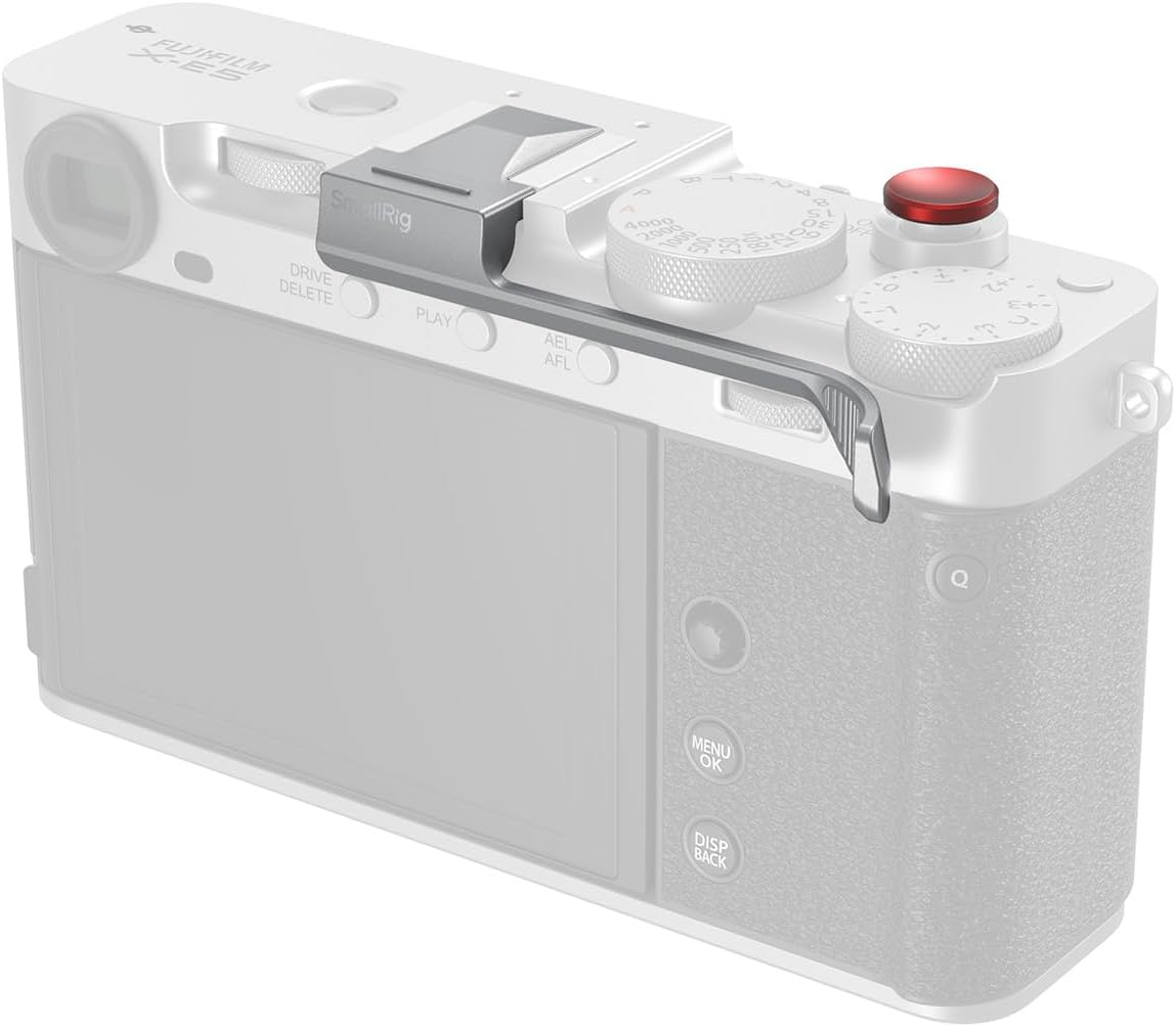 SMALLRIG Thumb Grip with Hot Shoe Cover for FUJIFILM X-E5 (Silver) - 5451 image number 5