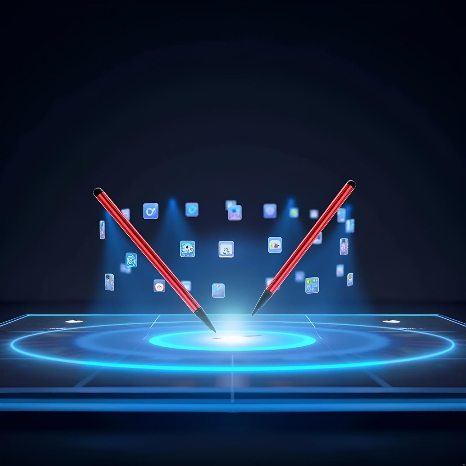 Red Stylus Pens for Touch Screens,Universal Fine Point Pencil for Phone/Ipad/Samsung/Android/Tablet and Other Touch Screens,Precision Stylus for All Universal Touch Screen Devices Accessories image number 5