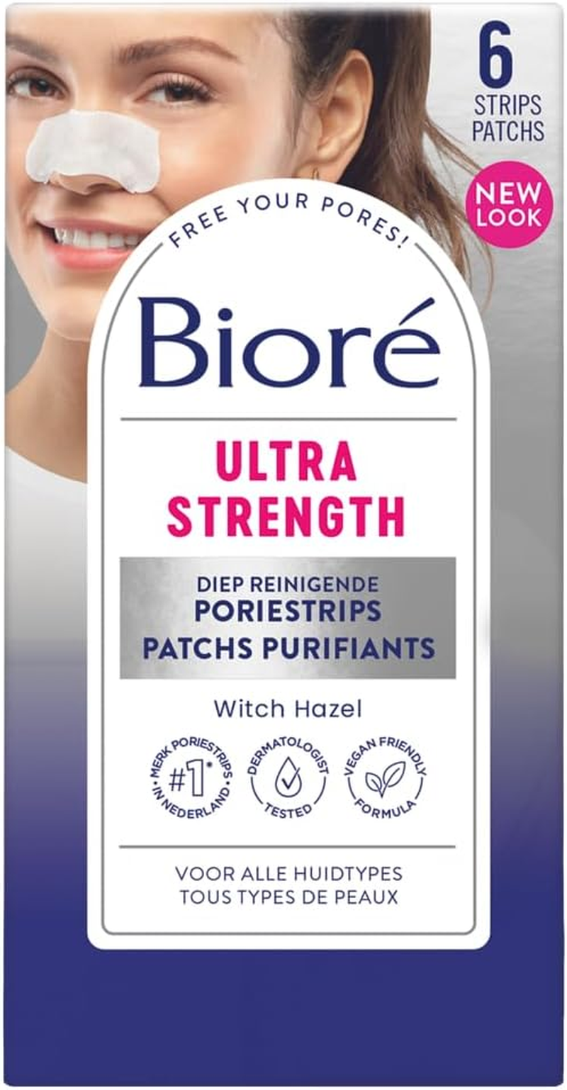 Bior&eacute; Ultra Deep Cleansing Pore Strips Witch Hazel and Tea Tree Oil - 6 Strips image number 5