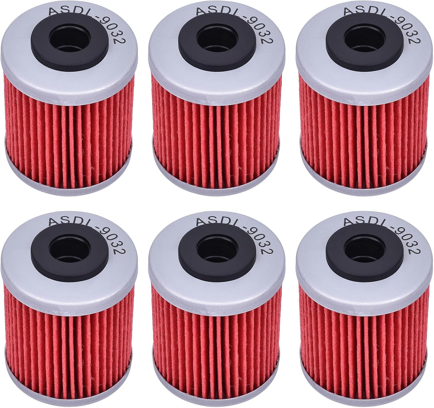 6Pcs Oil Filter HF651 for Duke 690 2012-2019 for Enduro 690 2012-2024 for Rally 690 2007-2010, 750.38.046.100 750.38.046.101 image number 3
