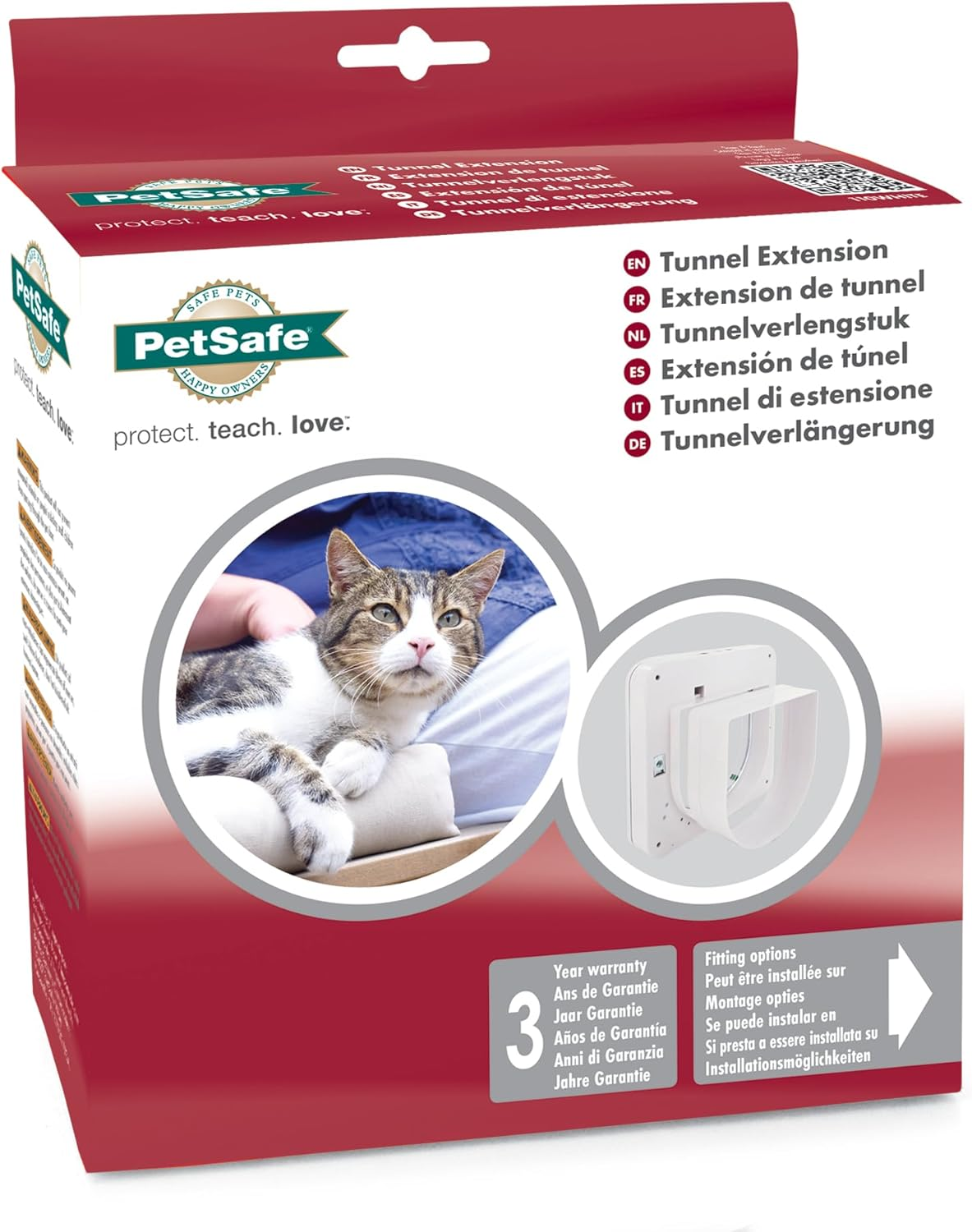 Petsafe Petporte Smart Flap Tunnel Extension, White, 40 Mm, Easy Fitting image number 3