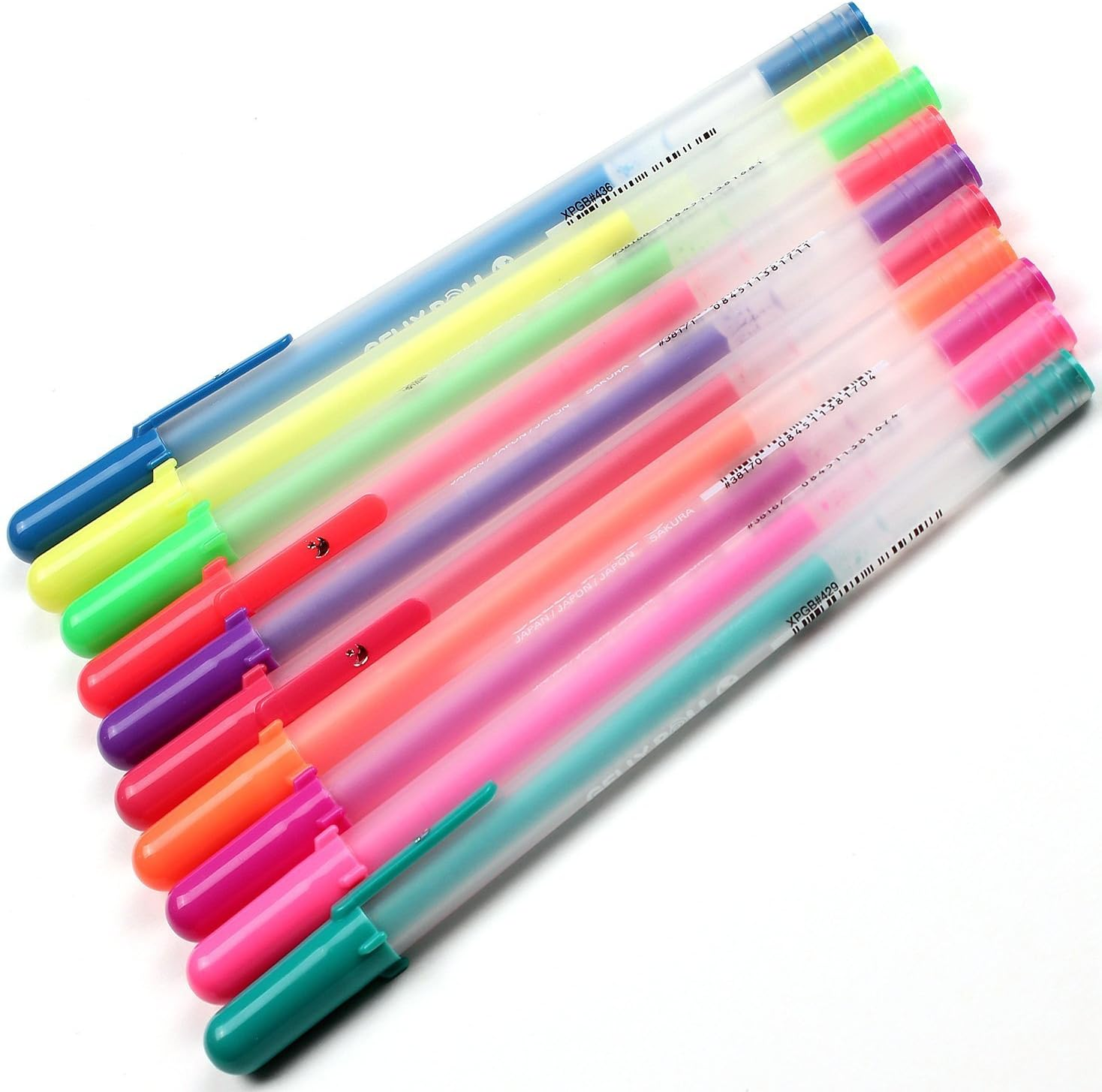 Sakura Pgb10C53 10-Piece Gelly Roll Assorted Colors Blister Card Moonlight 10 Bold Point Gel Ink Pen Set image number 5