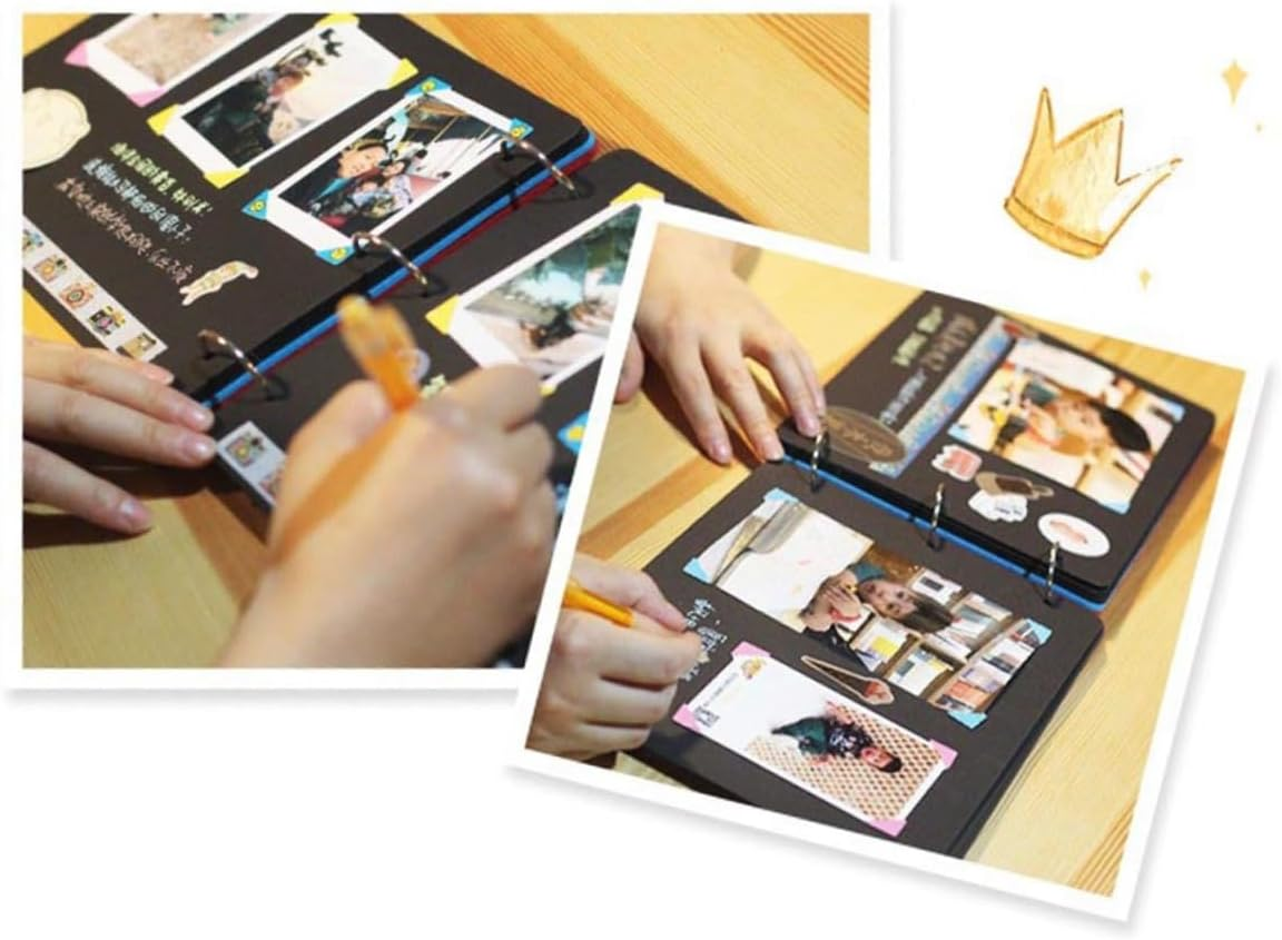 Diy Photo Album School Bus Theme Commemorative Book for Boys and Girls for Family Memories