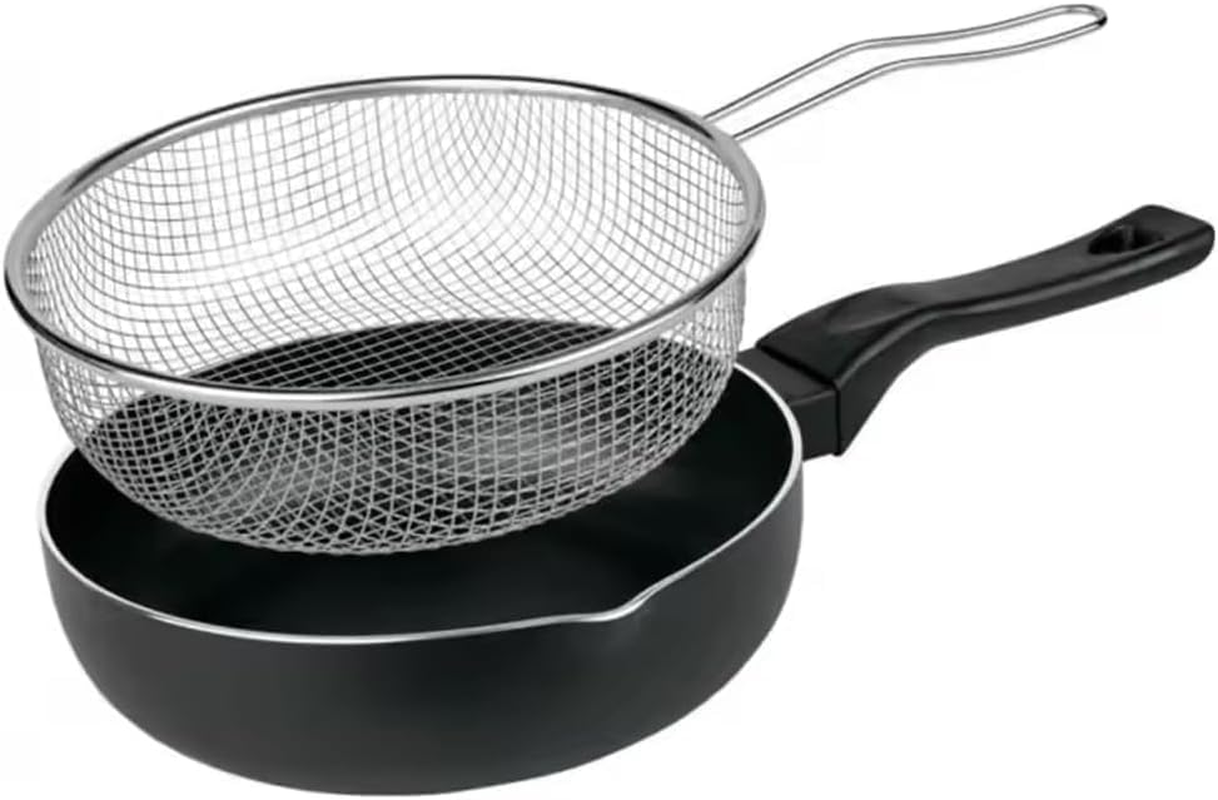 LS Kitchen - Frying Pan with Non-Stick Coating - Frying Pan - Pan with Frying Basket - Diameter 20 Cm image number 4