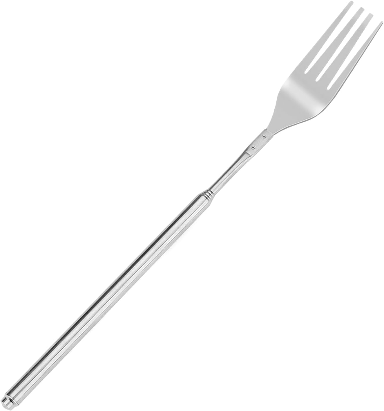 Extended Fork - Stainless Steel Non-Slip Long Handle,Extension Fork Camping Kitchen Supplies | for Office School BBQ Camping Travel Grilling Outdoor Fishing Hiking Dinner Lunch image number 5