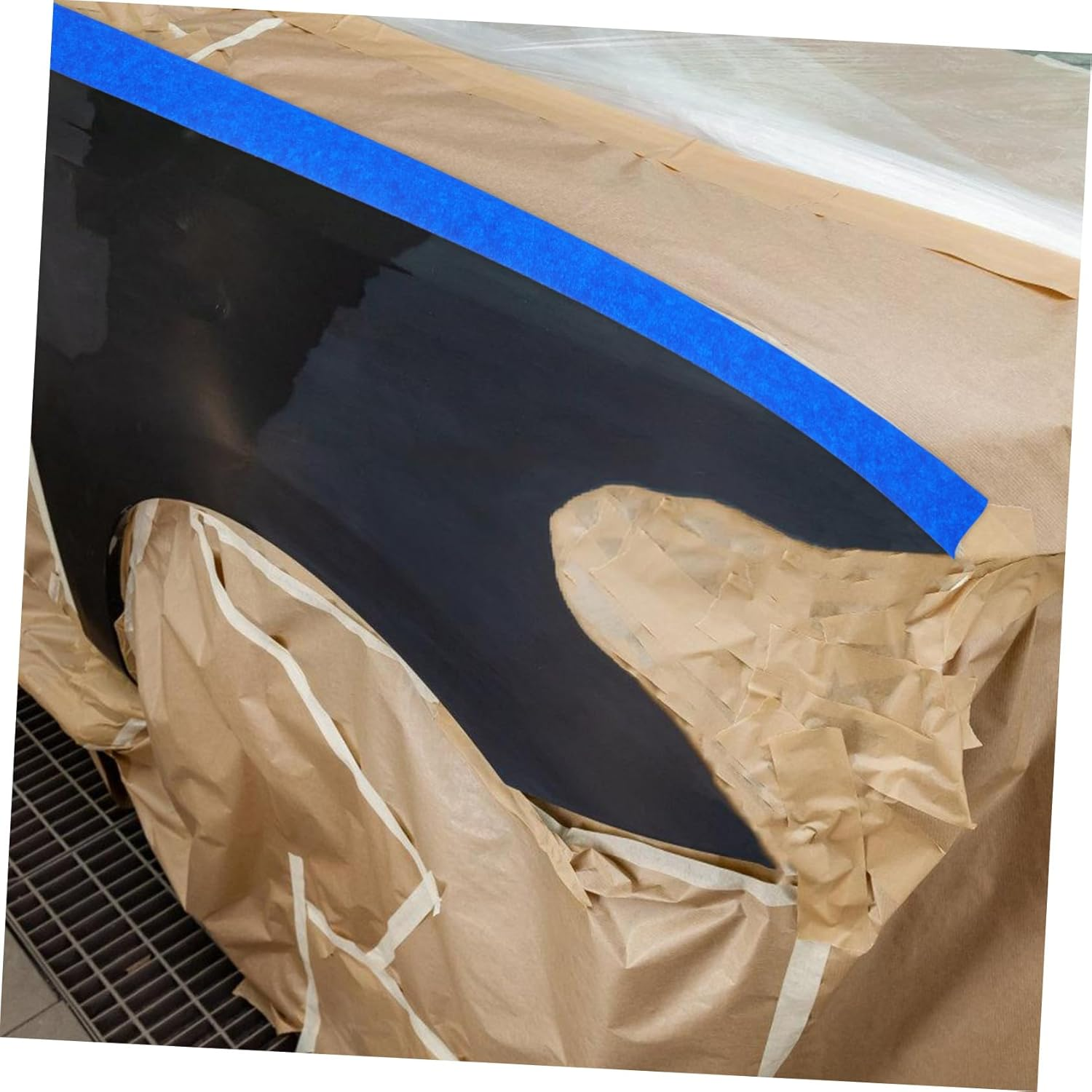 6Rolls Masking Tape Writable Adhesive Tape for Auto Painting and Craft Projects Each Stickiness for Precise Application for Labeling and Painting Supplies image number 5