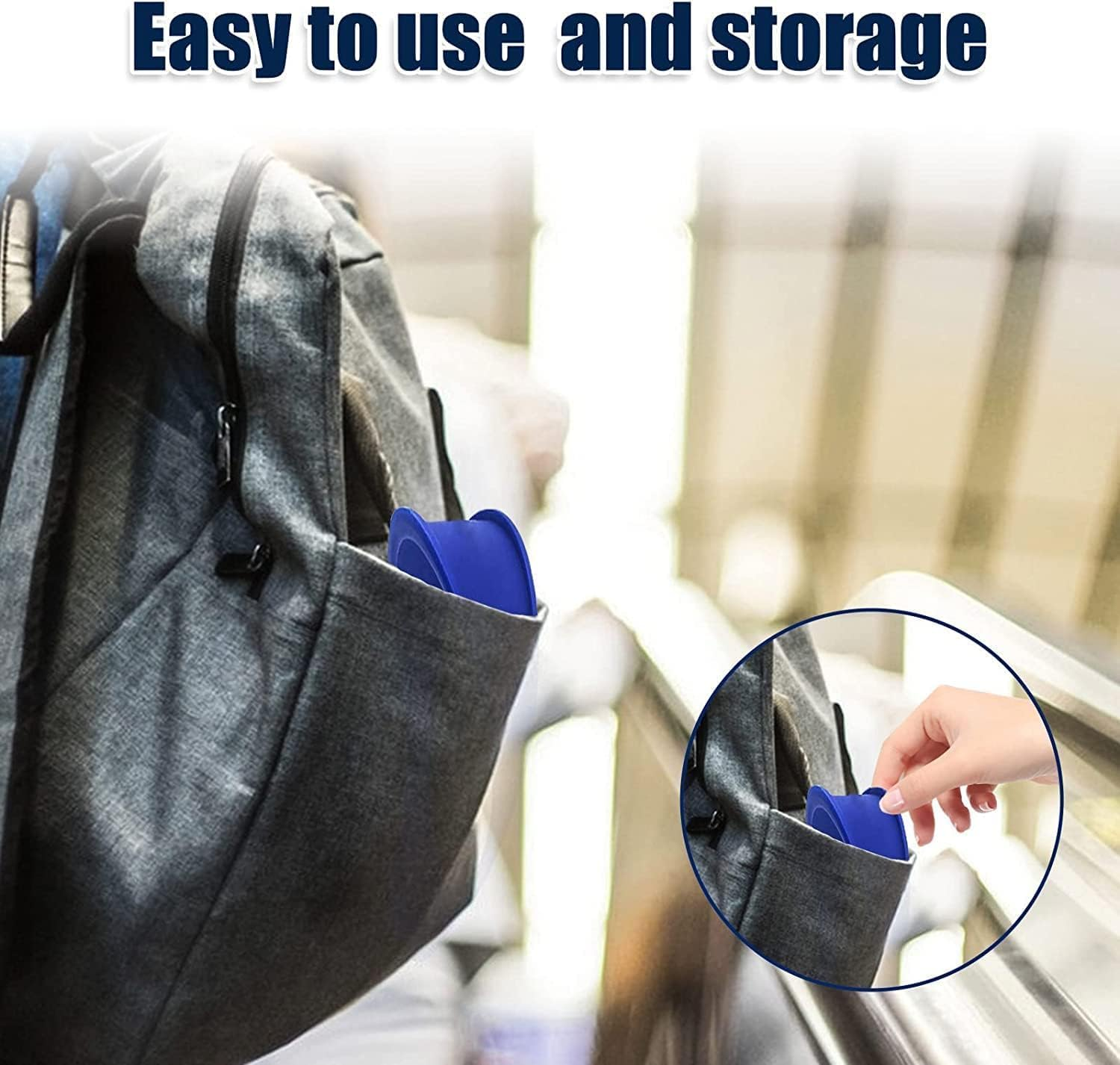 2PC Neckline Shaving Template and Hair Trimming Guide, High-Grade Curved Durable Silicone Haircut Band for DIY Home Haircuts Fade and Taper Guide for Clippers, Black and Blue image number 4