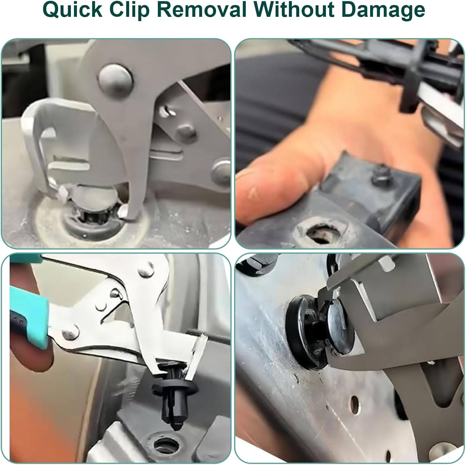 Car Clip Pliers & Dent Repair Tool &ndash; Durable Push Pin & Panel Clip Remover, Easy to Use, Universal Fit for Car Panels, Clips, Buckles & Rivets, Lightweight & Portable image number 5