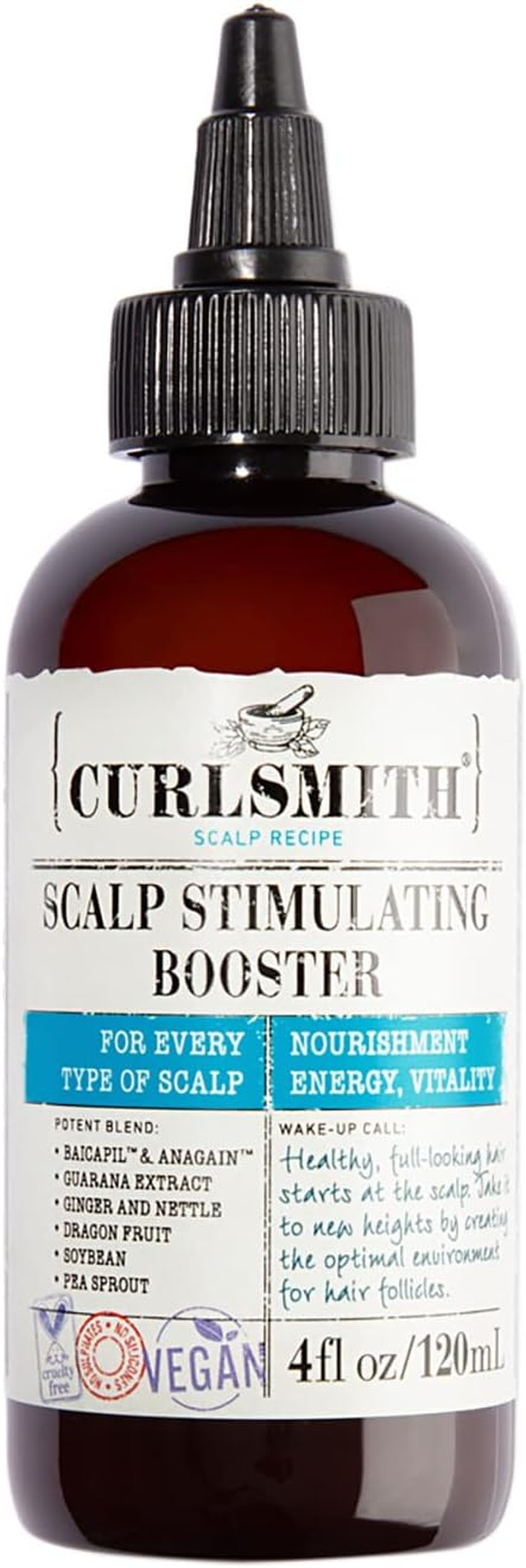 Curlsmith - Scalp Stimulating Booster - Vegan Scalp Care Day Serum for Hair Growth (4Oz) image number 2