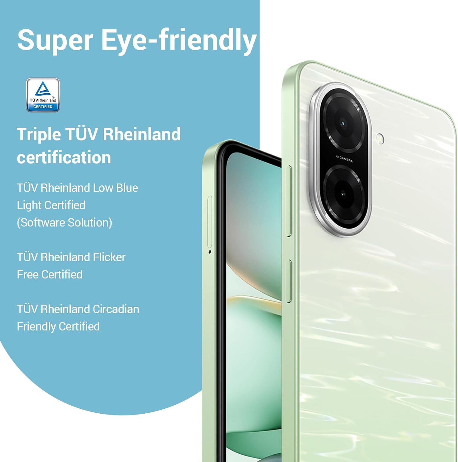 XIAOMI Redmi A5 Smartphone - 6.88 Inch 4GB/128GB Dual SIM Card 4G 5200Mah 15W Green, Equipped with Mobile Phone Case (Without Charging Adapter) image number 6