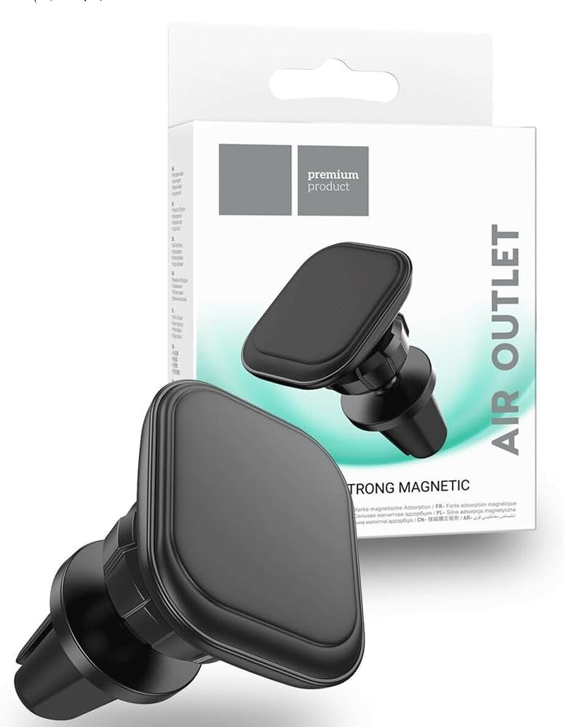 Hoco H29 Brilliant Air Outlet Magnetic Car Phone Holder, Black