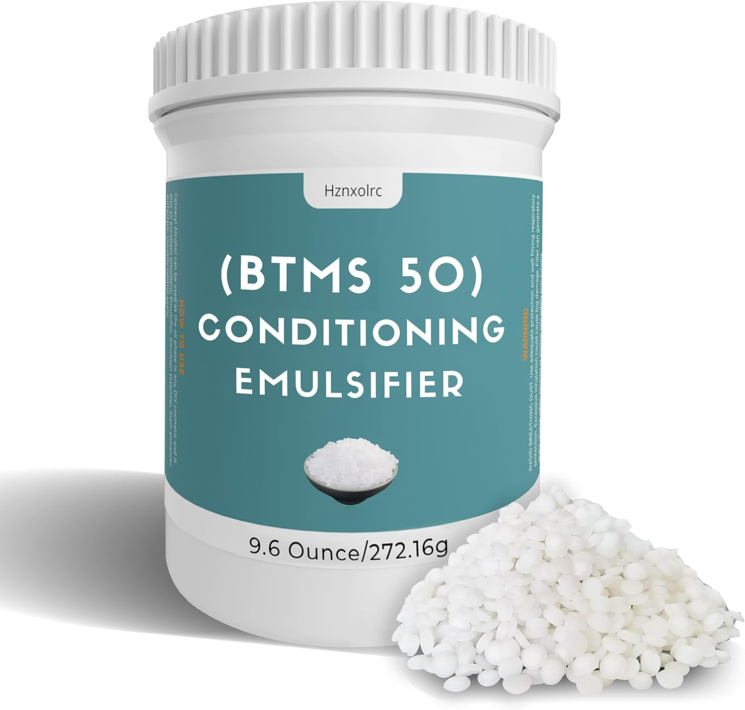 9.6 Oz BTMS 50 Conditioning Emulsifier for Making Leave-In Conditioner, Premium BTMS 50 Conditioning Emulsifier Granules, Higher Activity than BTMS 25, Suitable for Making Lotions, Shampoos and More image number 3