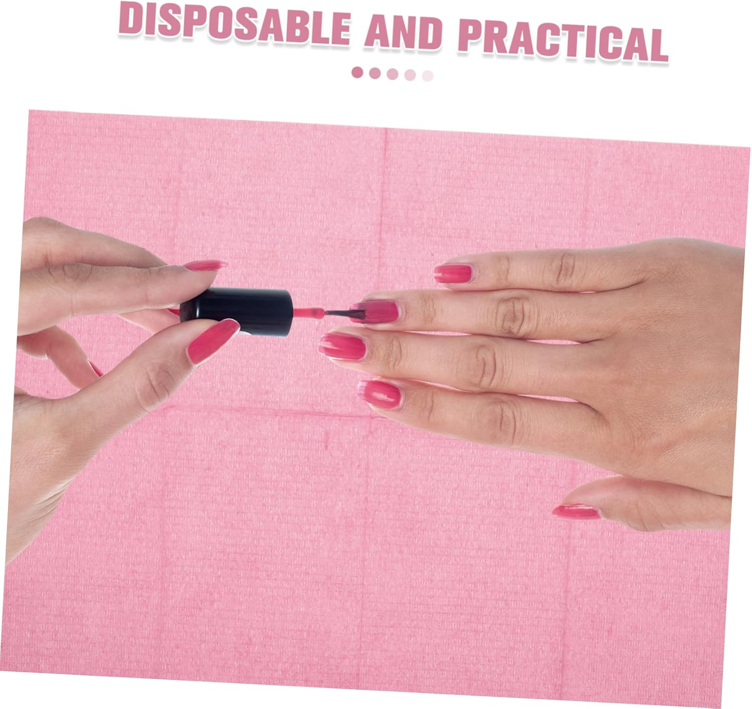 WEKADRIN 125Pcs Nail Table Mats Disposable Waterproof Non-Woven Manicure Desk Sheets Pads Manicure Pads Sheet Nail Salon Accessories image number 1
