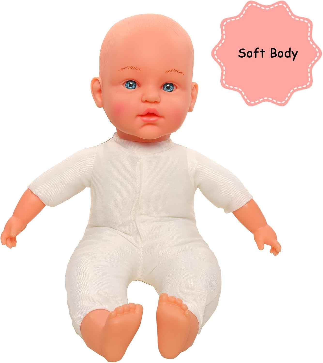 Barwa Baby Doll 15 Inch Soft Body Doll with Cute Doll Clothes, Soft Body, Cute Doll Outfits, 38 Cm Soft Bodied Dolls for Children from 3 Years image number 3