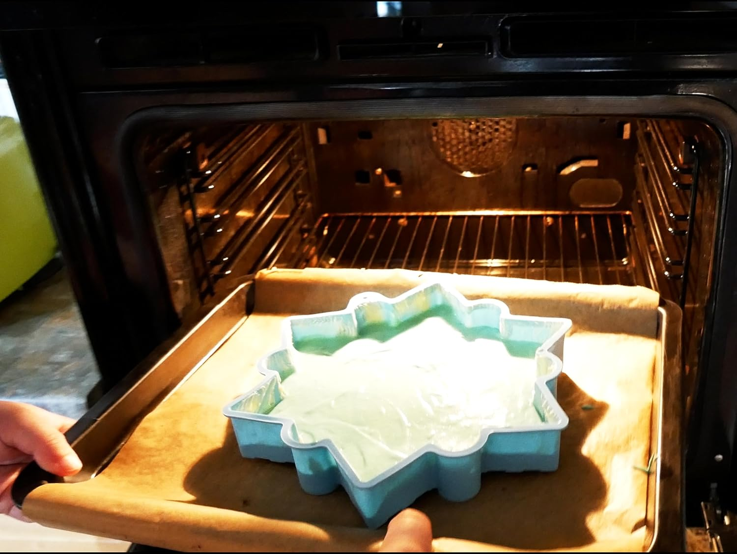 Snowflake Baking Mould Silicone Mould Snow Cake Mould Flake Ice Motif Mould Snowflake Frozen image number 4