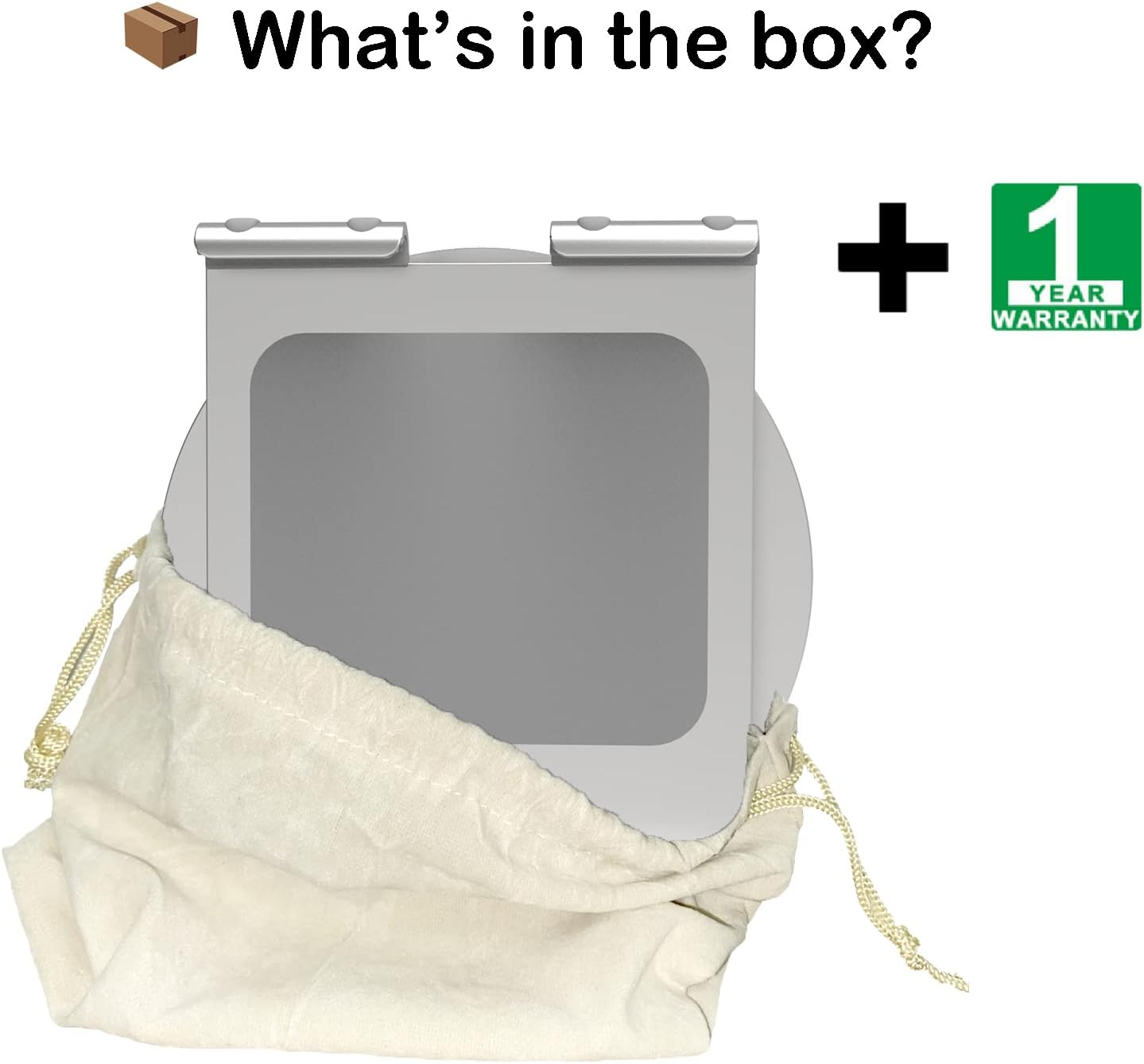 KABCON Swivel Tablet Stand, Aluminum Portable 360&deg;Rotating Holder for Desk,Business,Kitchen,Desktop,Table Stand for Ipad Pro 9.7,10.5,12.9/Air Mini,Tab,Fire,Nexus,E-Reader-Silver - T57-Black image number 7