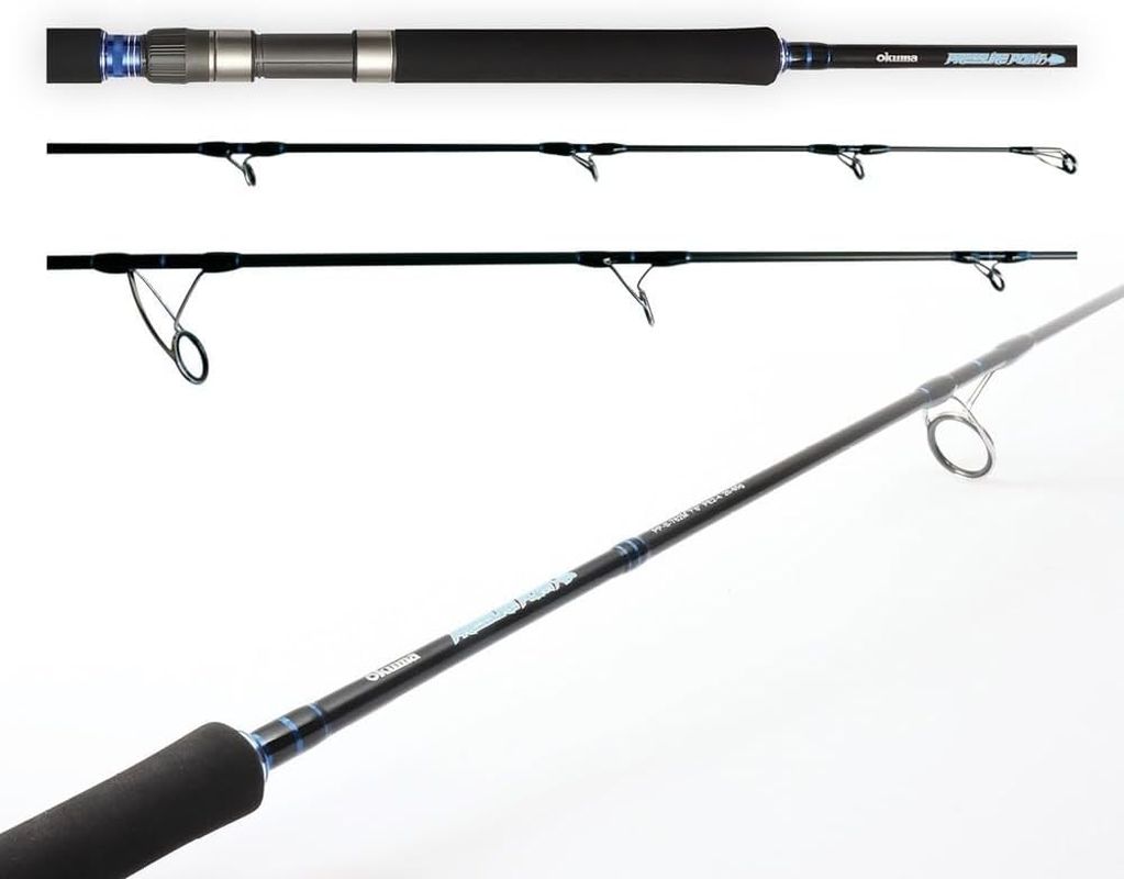 Okuma PP-S-762M Pressure Point Spin PE 2.0-4.0 Line Rating Fishing Rod, 7 Feet 6 Inch Length
