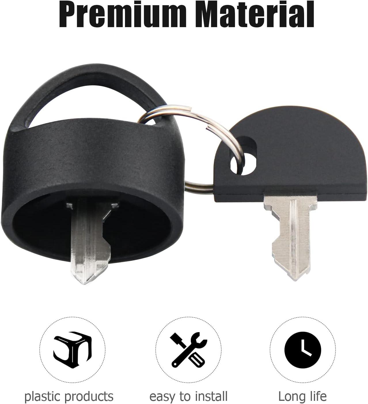Easy Pull Key for Pride Mobility Scooter, Key Replacement Parts Accessories for All Pride, Victory and Go-Go Mobility Scooters Power Wheel Chairs, 2 Set image number 4