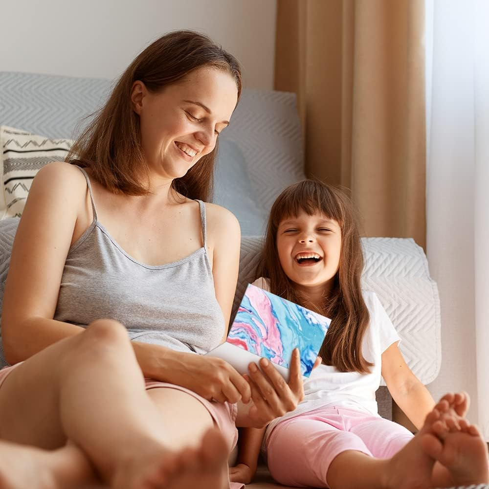 30 All Occasion Greeting Cards, Assorted Blank Note Cards, 6 Abstract Art Design, 4X6 Inches Blank Stationary Thank You Cards with Envelopes Set image number 1