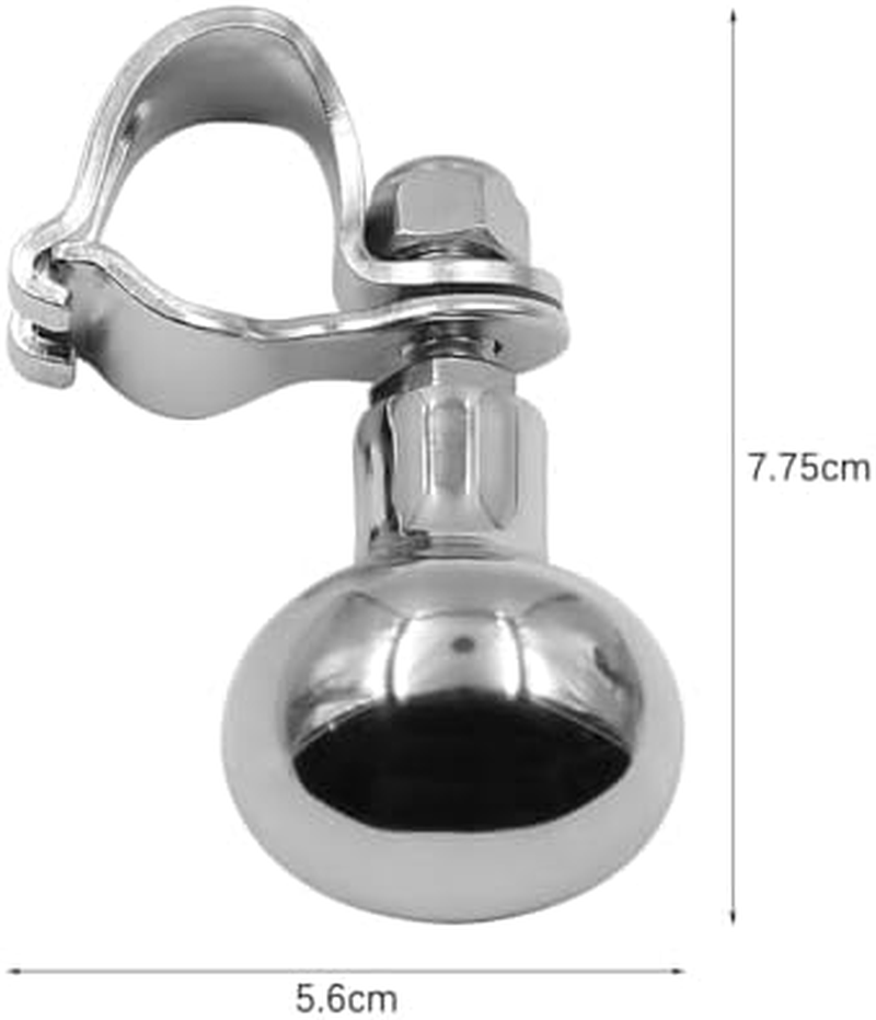 316 Stainless Steel Boat Steering Wheel Knob - Marine Sport Boat Yacht Steering Wheel Spinner Knob for Easy Maneuvering and Control image number 2