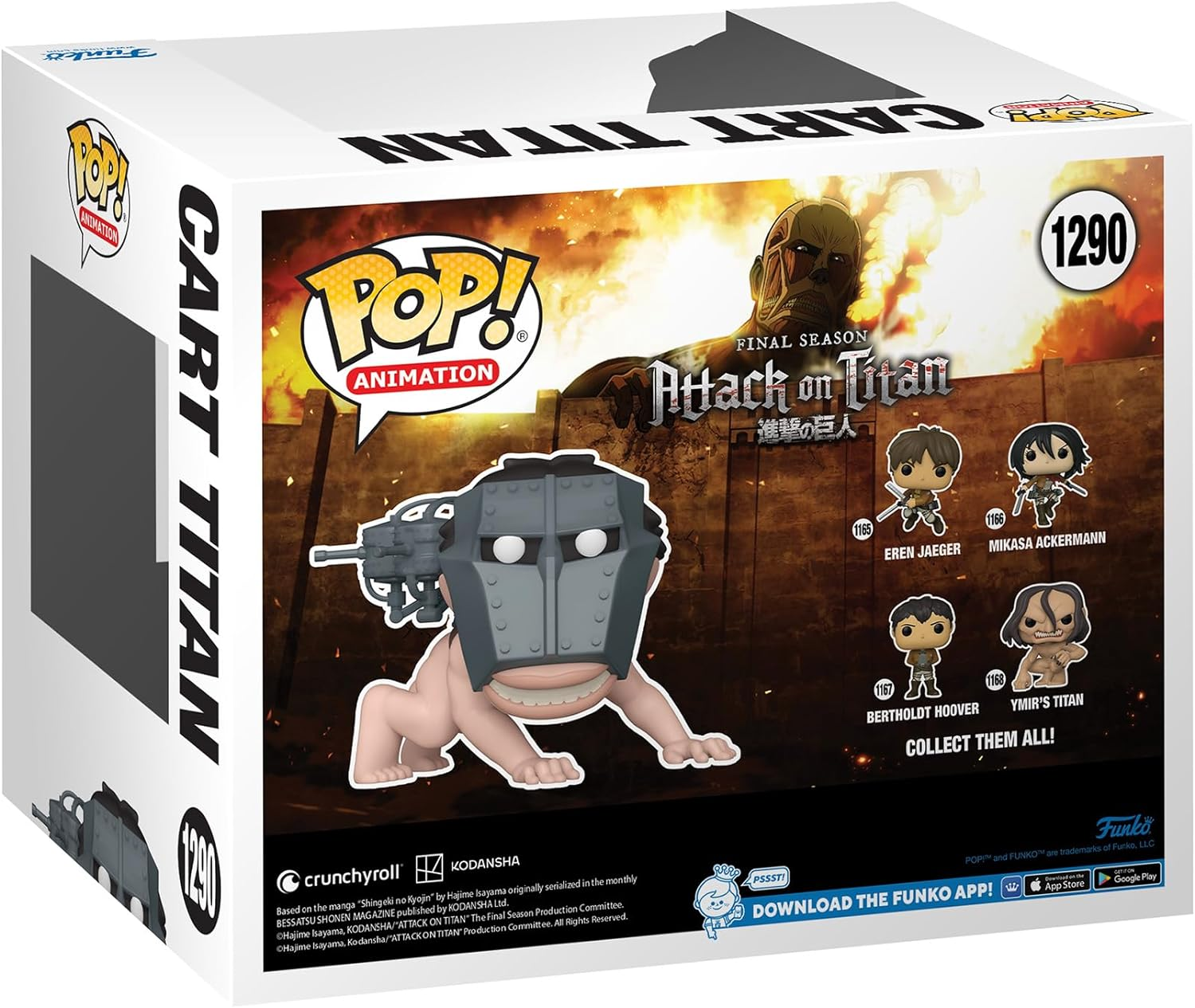 FUNKO POP! SUPER: Attack on Titan - Cart Titan