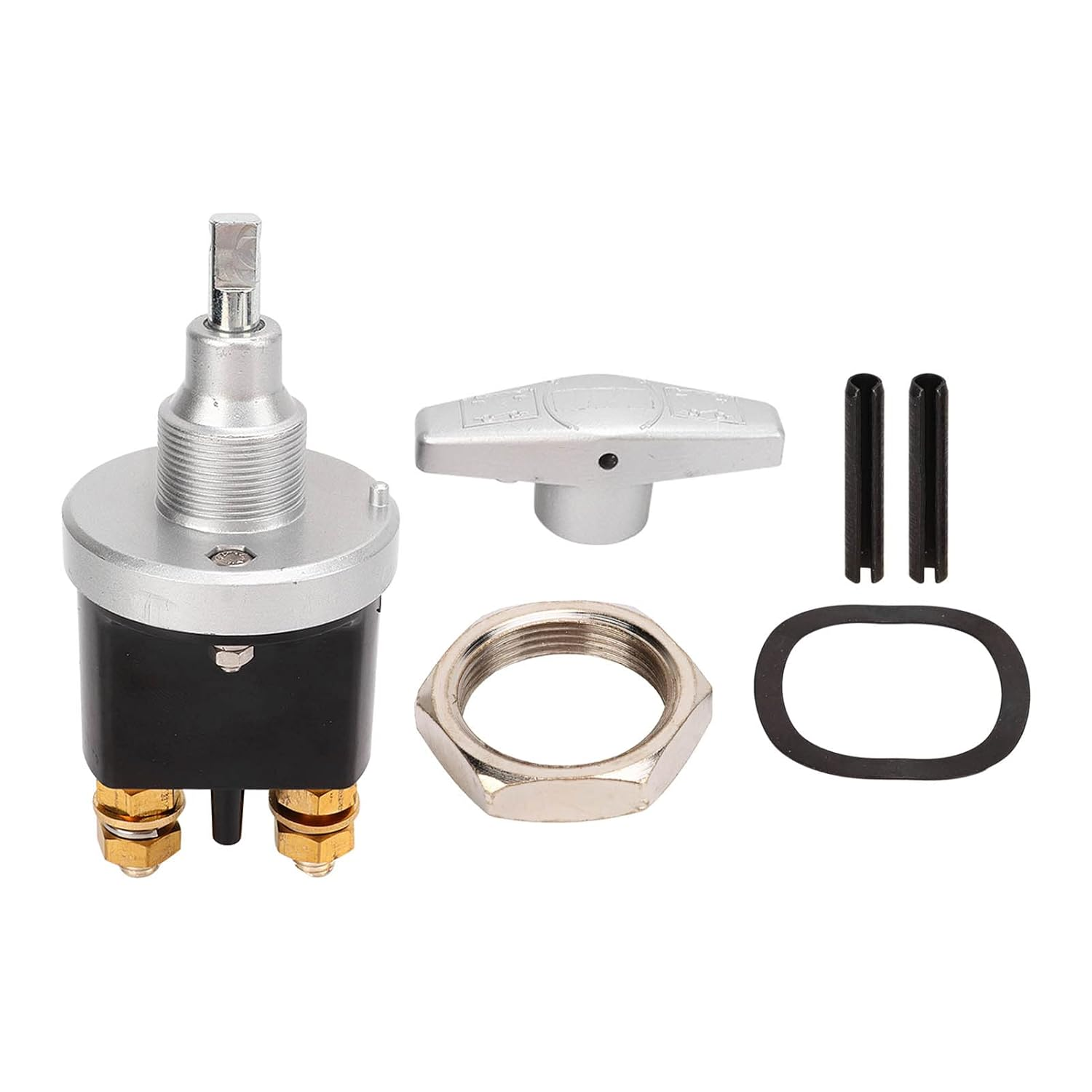 Battery Disconnect Switch, Battery Knob Switch Universal 10Mm Stud 500A Rated 12V for RV Yacht Truck image number 6