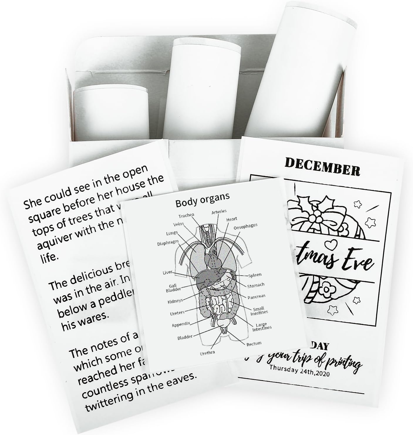 Memoking T02/M02X/M02L White Thermal Paper-10-Year Sticky 50Mmx3.5M for Journal Photo Texts Study Notes and More, 3 Rolls - Clear image number 6