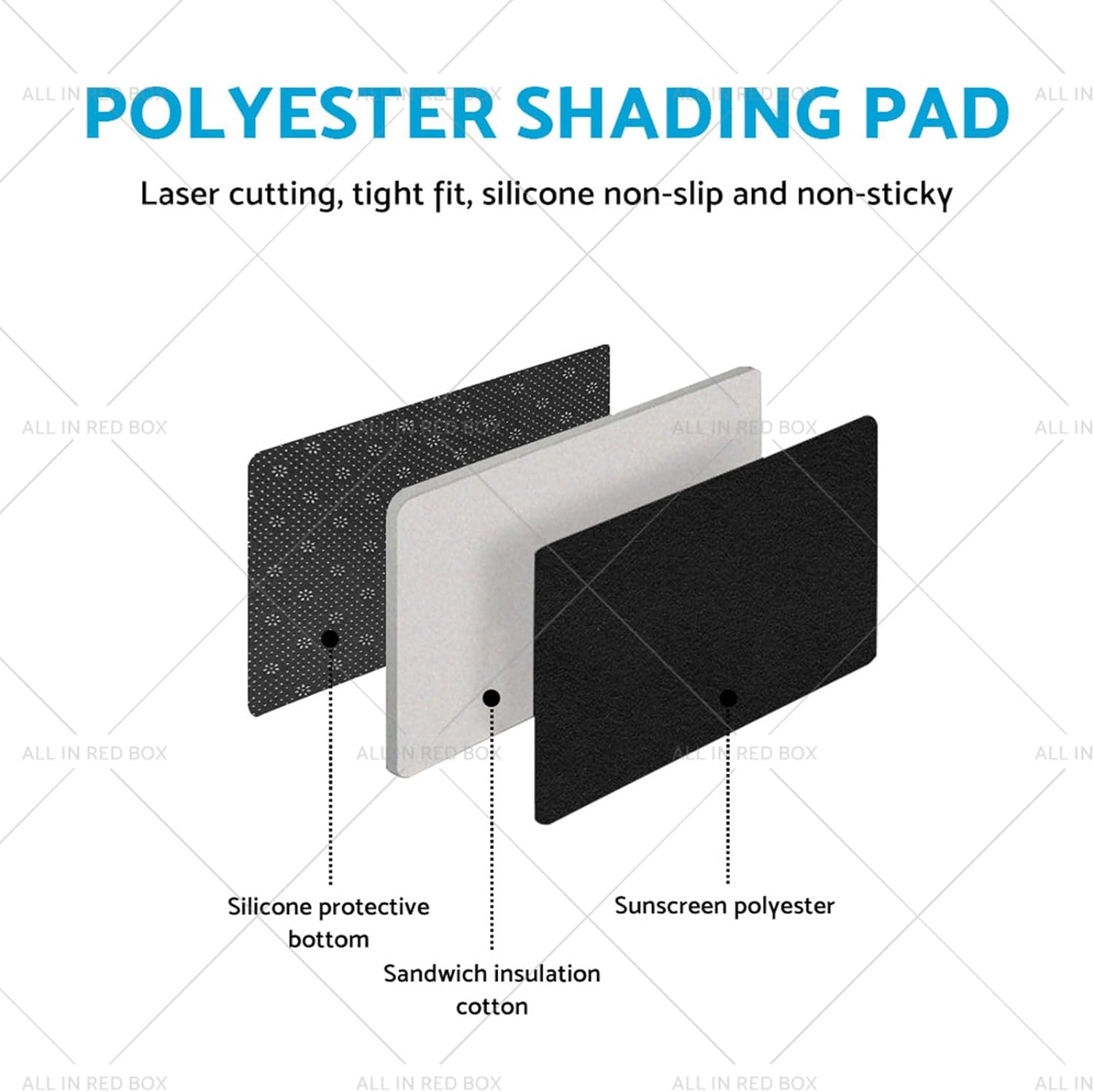 KAKA AUTO PARTS Dash Mat Dashboard Cover Non-Slip Carpet Compatible with Mitsubishi Lancer CJ CF EVO 2006-2019 image number 4