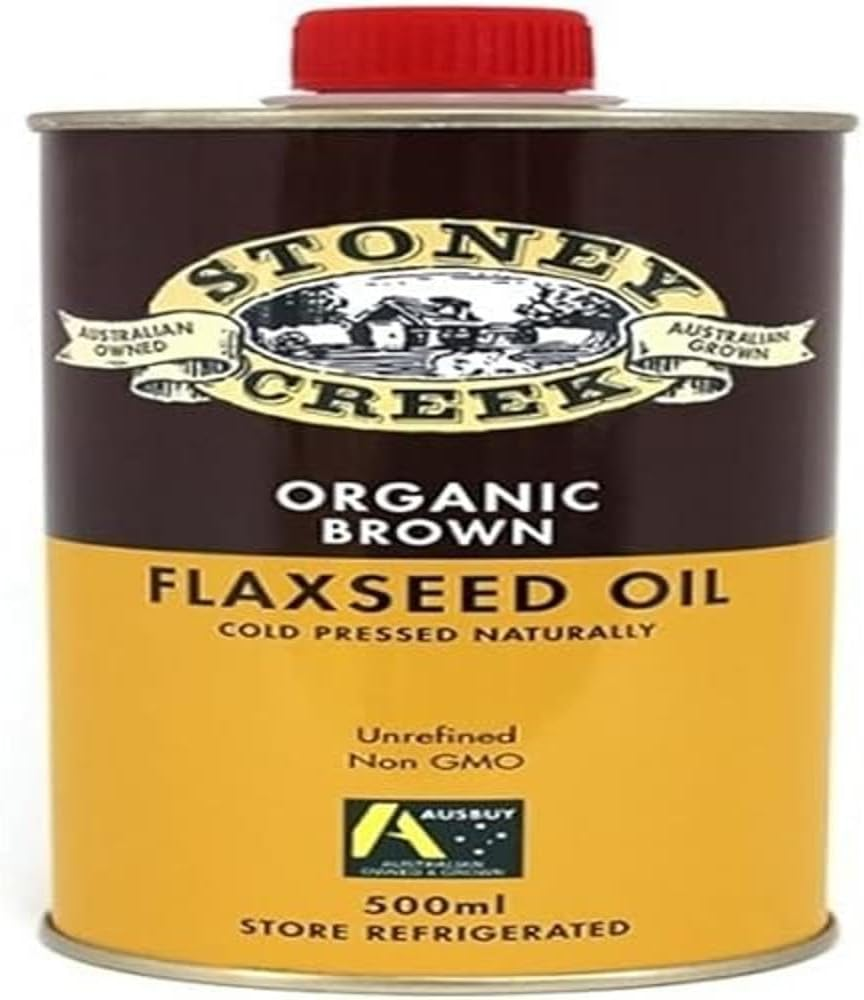 Stoney Creek Organic Brown Flaxseed Oil 500 Ml