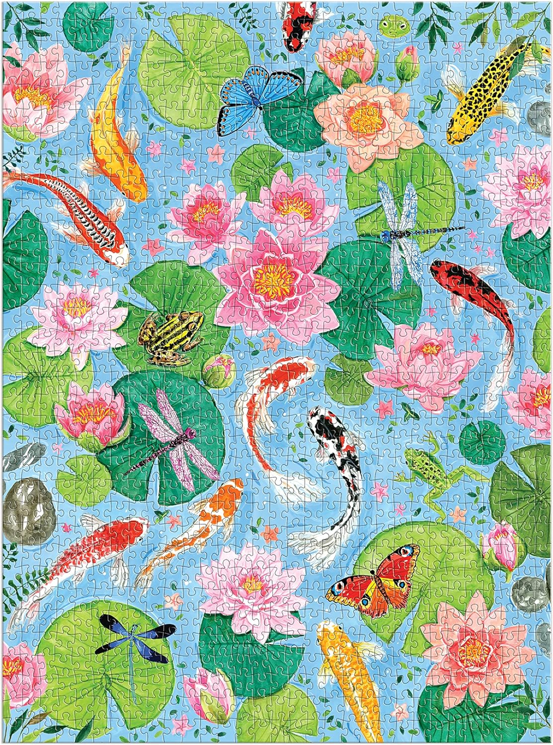 By the Koi Pond Puzzle in Square Box: 1000 Pieces image number 6